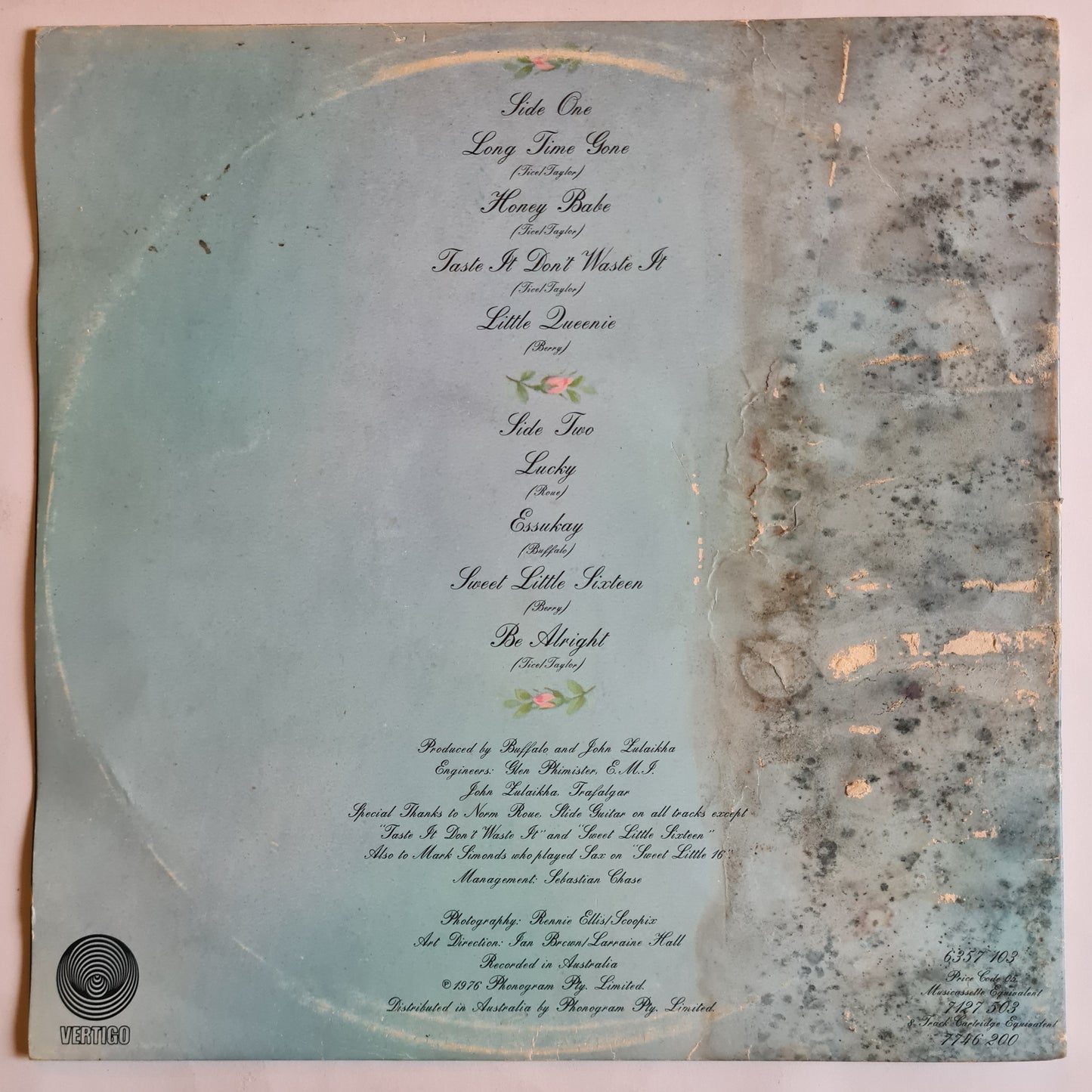 Buffalo – Mothers Choice - 1976 (Oz Hard Rock Gem!) - Vinyl Record LP - Sound Hound Records