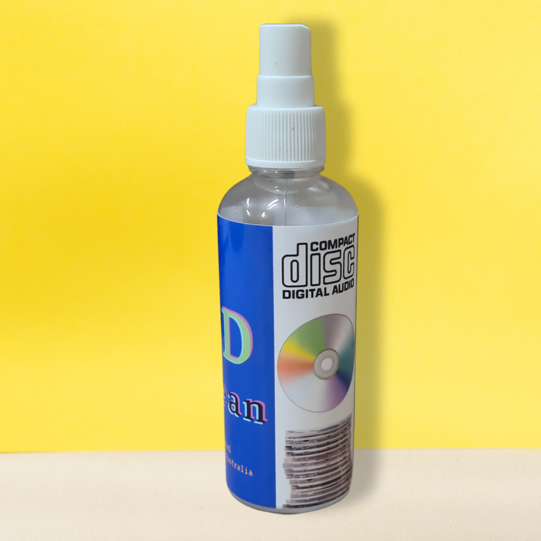 CD Clean: 100ml CD Cleaning Solution Spray (with microfibre towel) - Free Postage