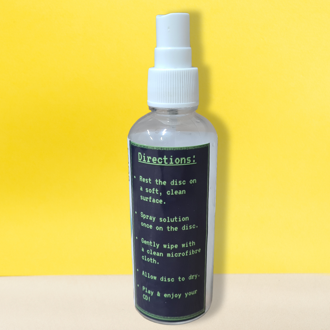 CD Clean: 100ml CD Cleaning Solution Spray (with microfibre towel) - Free Postage