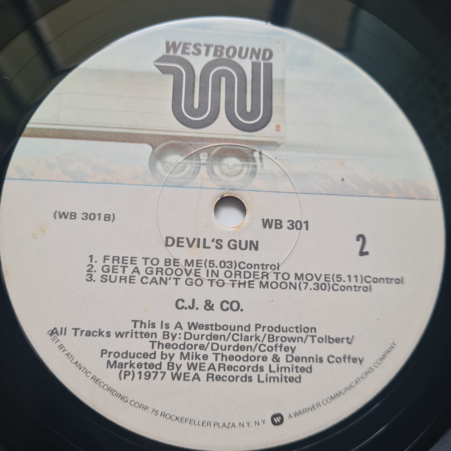 C.J. & Co - Devil's Gun – 1977 - Vinyl Record LP - Sound Hound Records