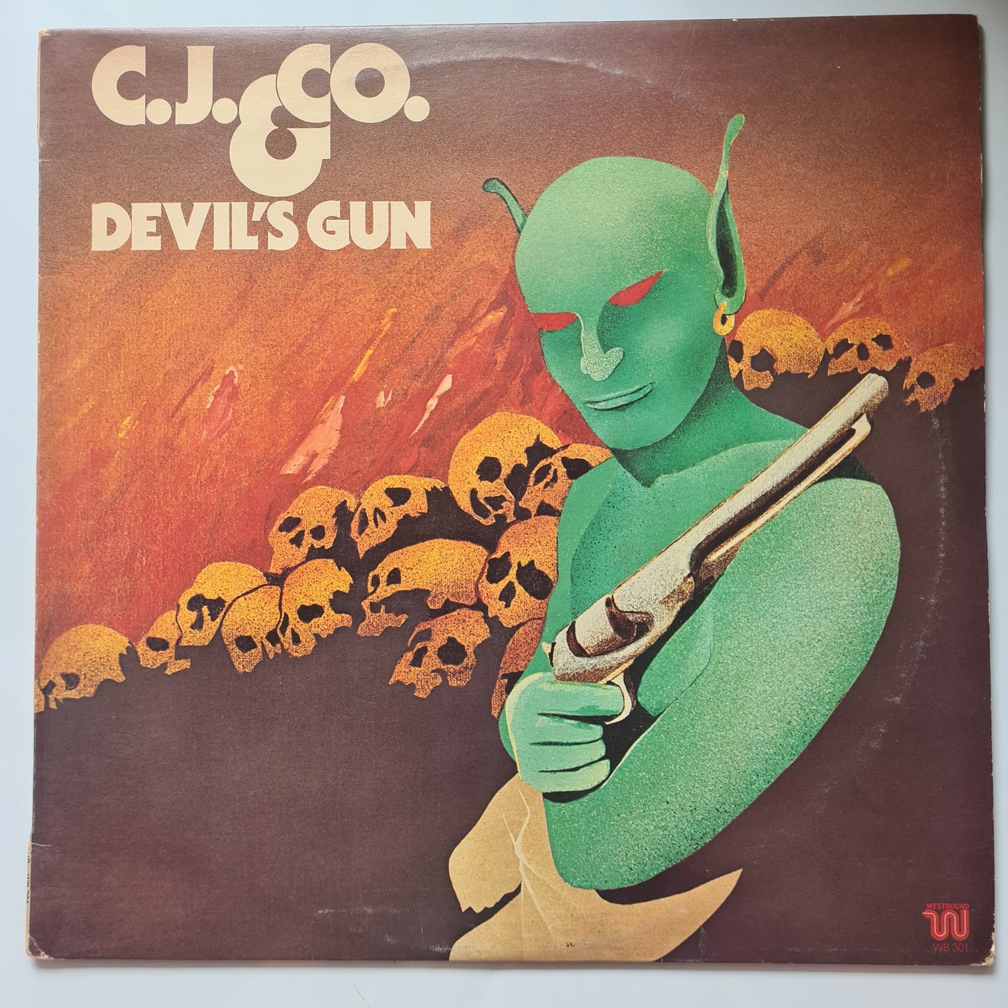 C.J. & Co - Devil's Gun – 1977 - Vinyl Record LP - Sound Hound Records