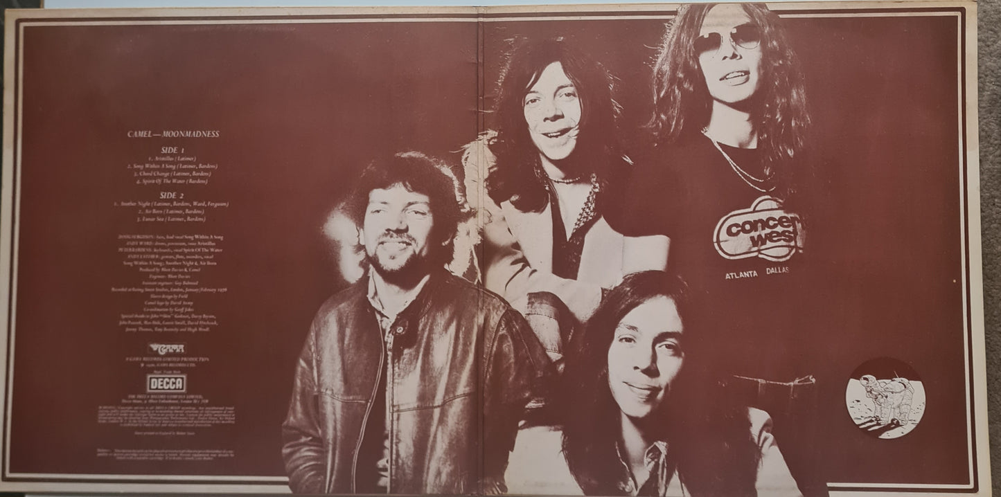 Camel – Moonmadness - 1976 - Vinyl Record LP (Textured Cover) - Sound Hound Records