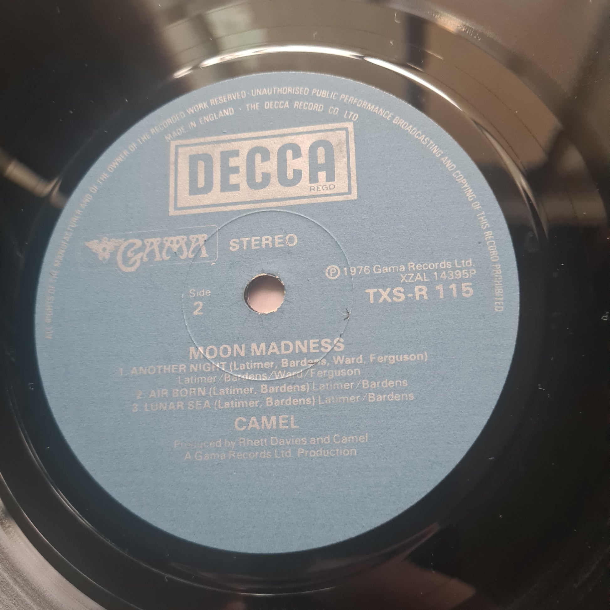 Camel – Moonmadness - 1976 - Vinyl Record LP (Textured Cover) - Sound Hound Records