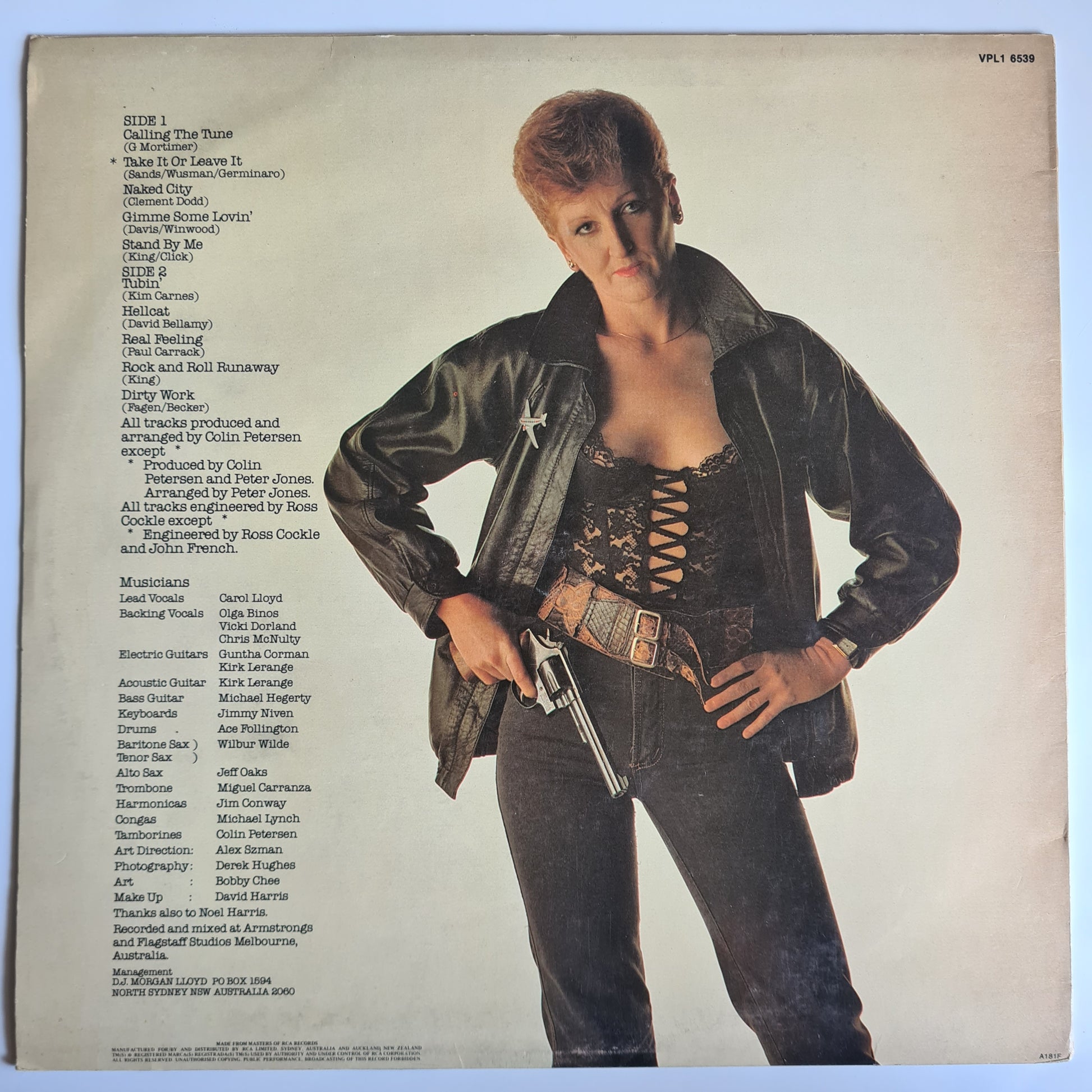 Carol Lloyd – Take It Or Leave It - 1981 - Vinyl Record LP - Sound Hound Records