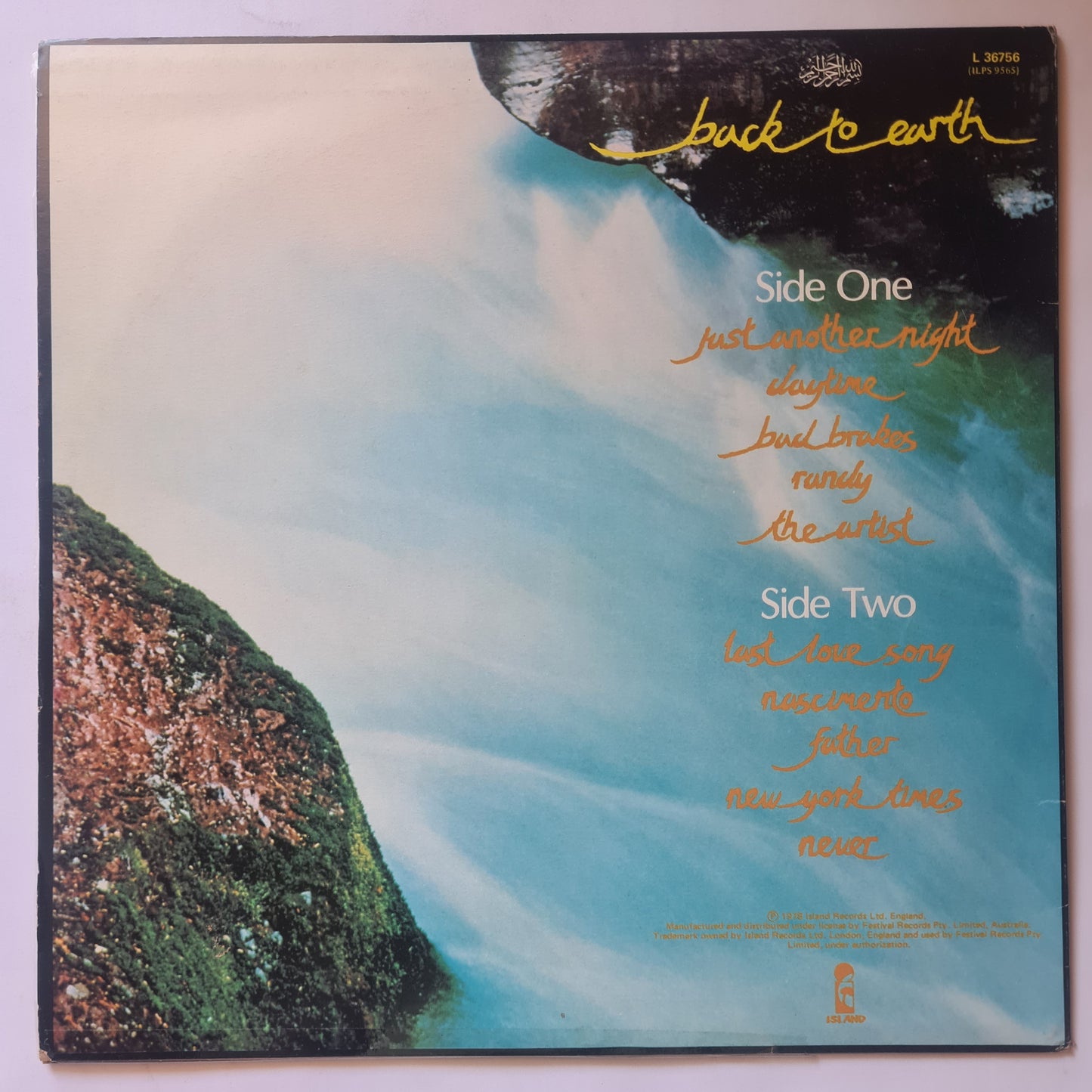 Cat Stevens – Back To Earth - 1978 - Vinyl Record LP - Sound Hound Records
