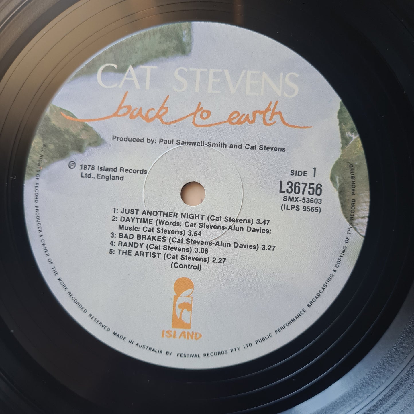 Cat Stevens – Back To Earth - 1978 - Vinyl Record LP - Sound Hound Records