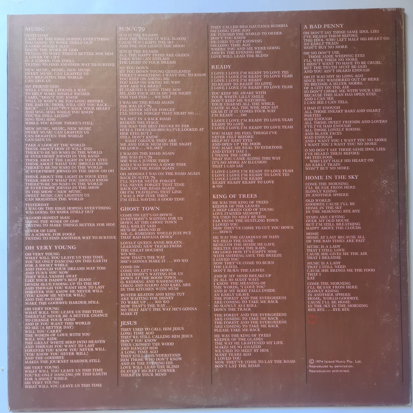 Cat Stevens – Cat Stevens' Buddha And The Chocolate Box - 1974 - Vinyl Record LP (Gatefold) - Sound Hound Records