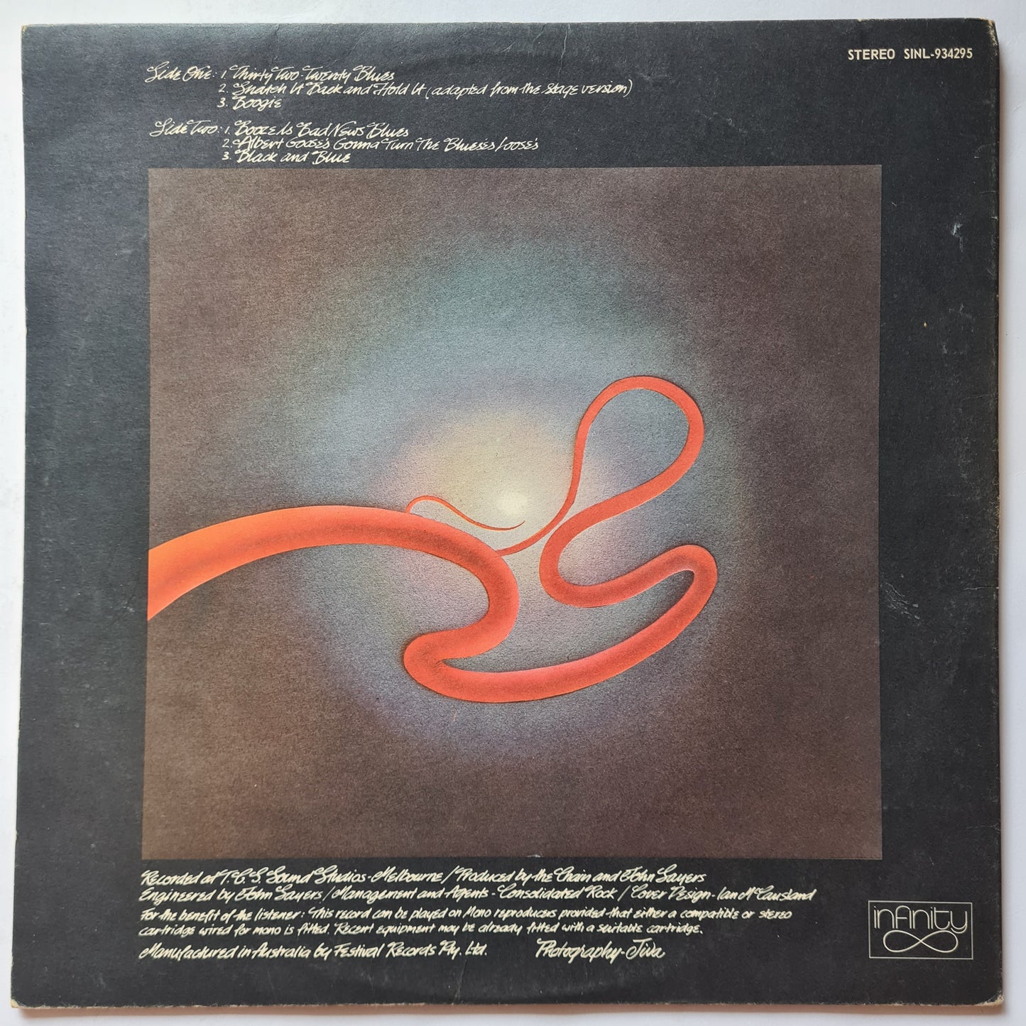 Chain – Toward The Blues - 1971 - Vinyl Record LP (OZ Rock Classic) Gatefold *RARE* - Sound Hound Records
