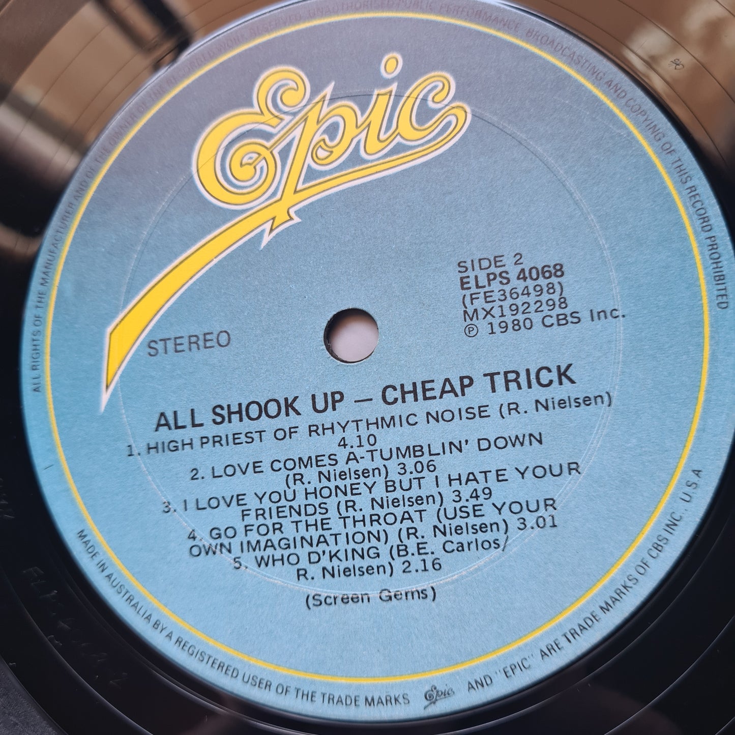 Cheap Trick – All Shook Up - 1980 - Vinyl Record LP - Sound Hound Records