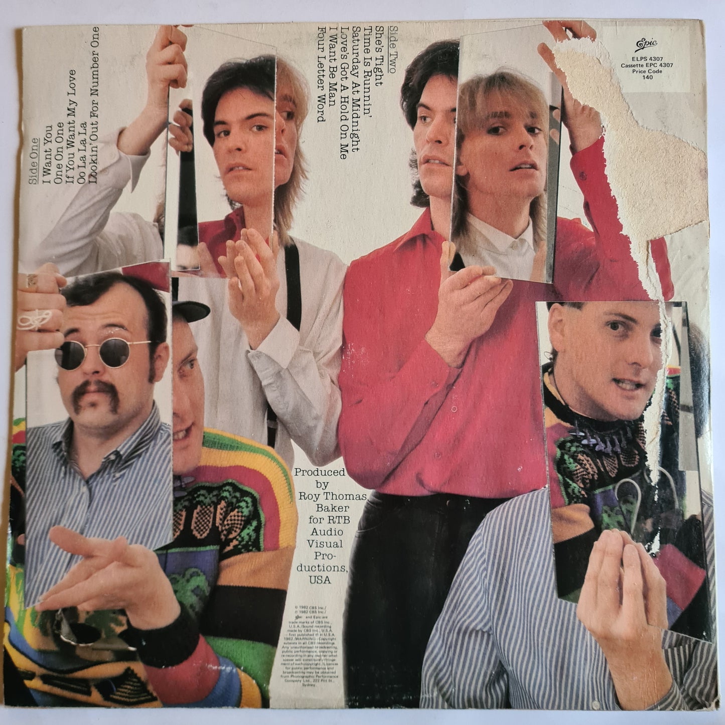 Cheap Trick – One On One - 1982 - Vinyl Record LP - Sound Hound Records