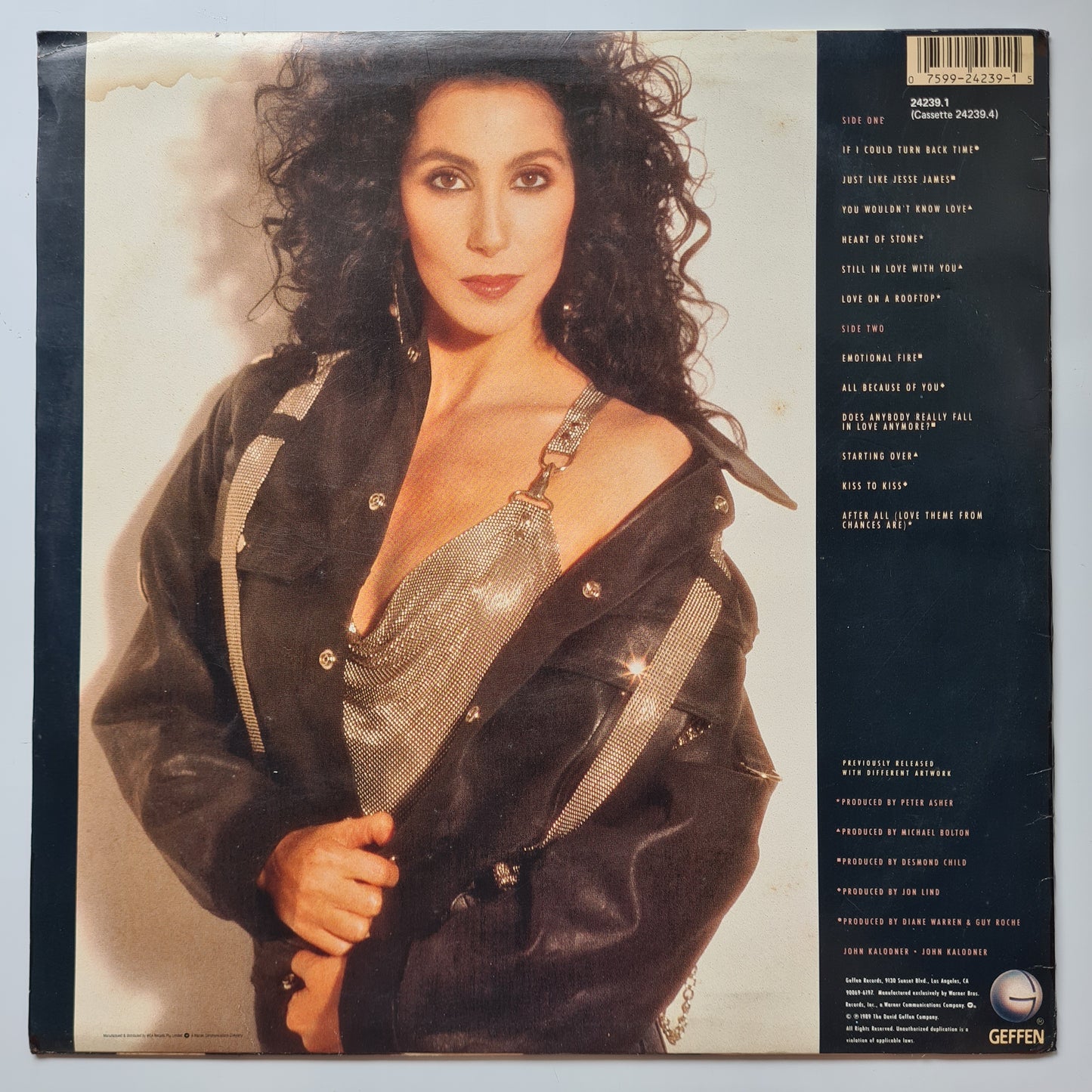 Cher – Heart Of Stone - 1989 - Vinyl Record LP - Sound Hound Records
