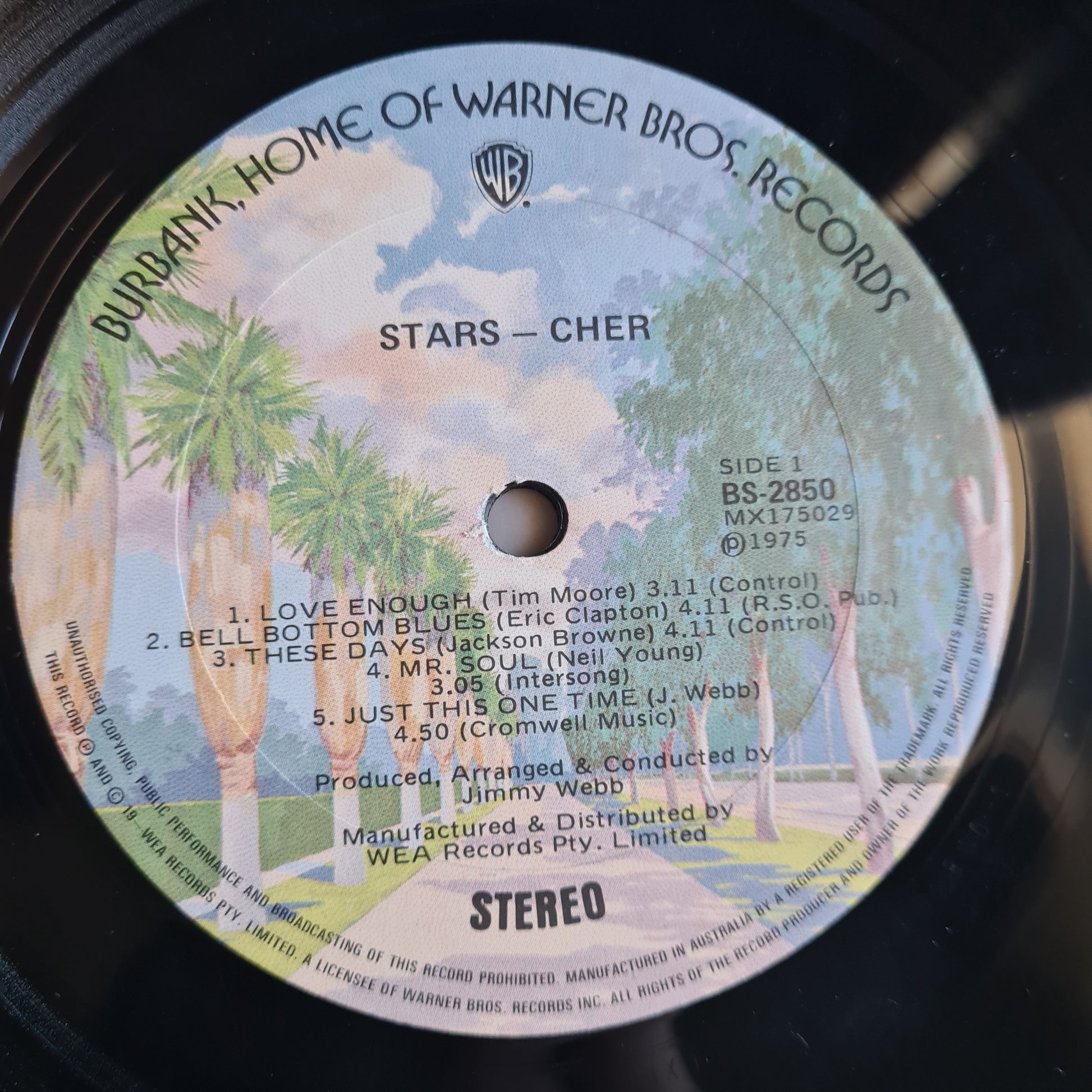 Cher – Stars - 1975 - Vinyl Record LP (near mint) - Sound Hound Records