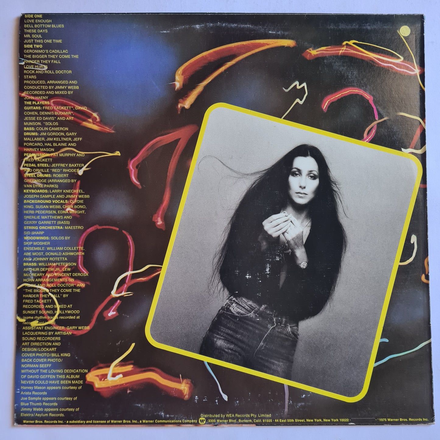 Cher – Stars - 1975 - Vinyl Record LP (near mint) - Sound Hound Records