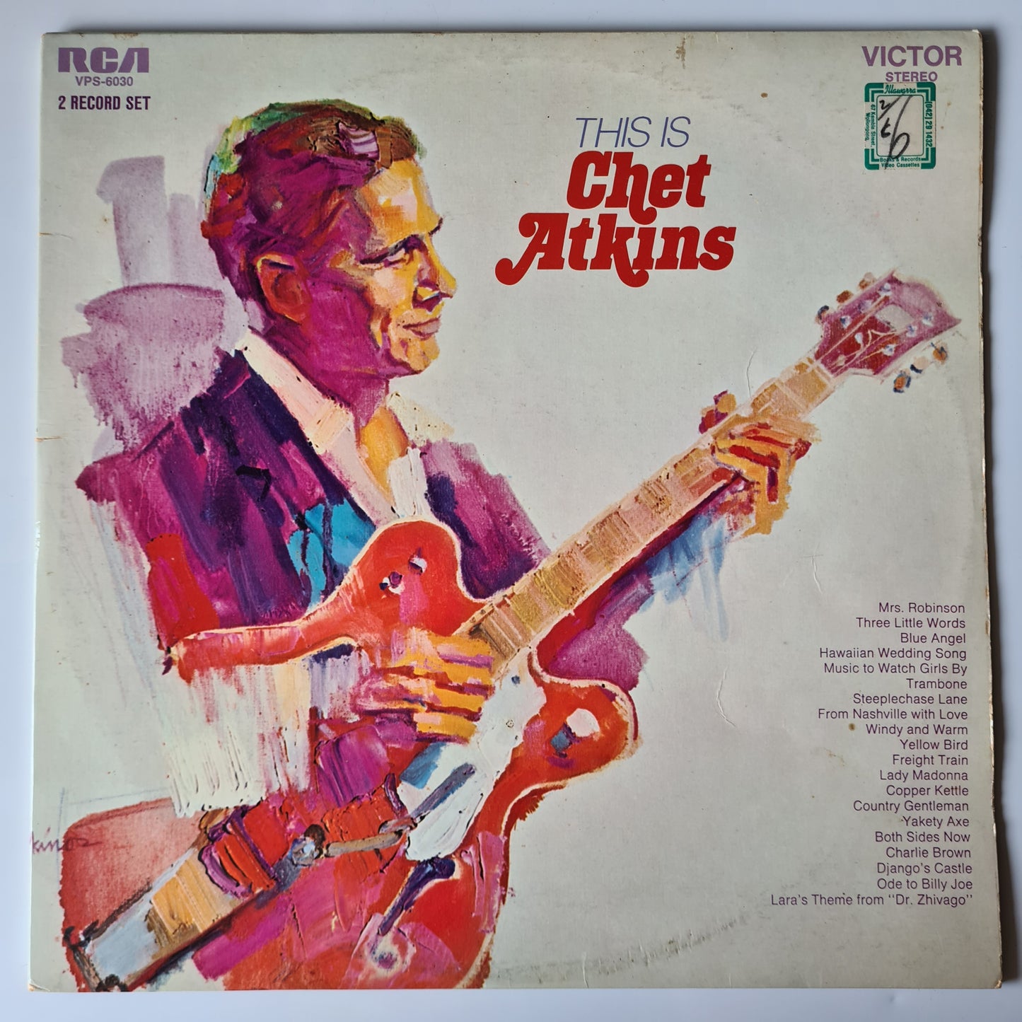 Chet Atkins – This Is Chet Atkins - 1970 - Vinyl Record 2LP - Sound Hound Records