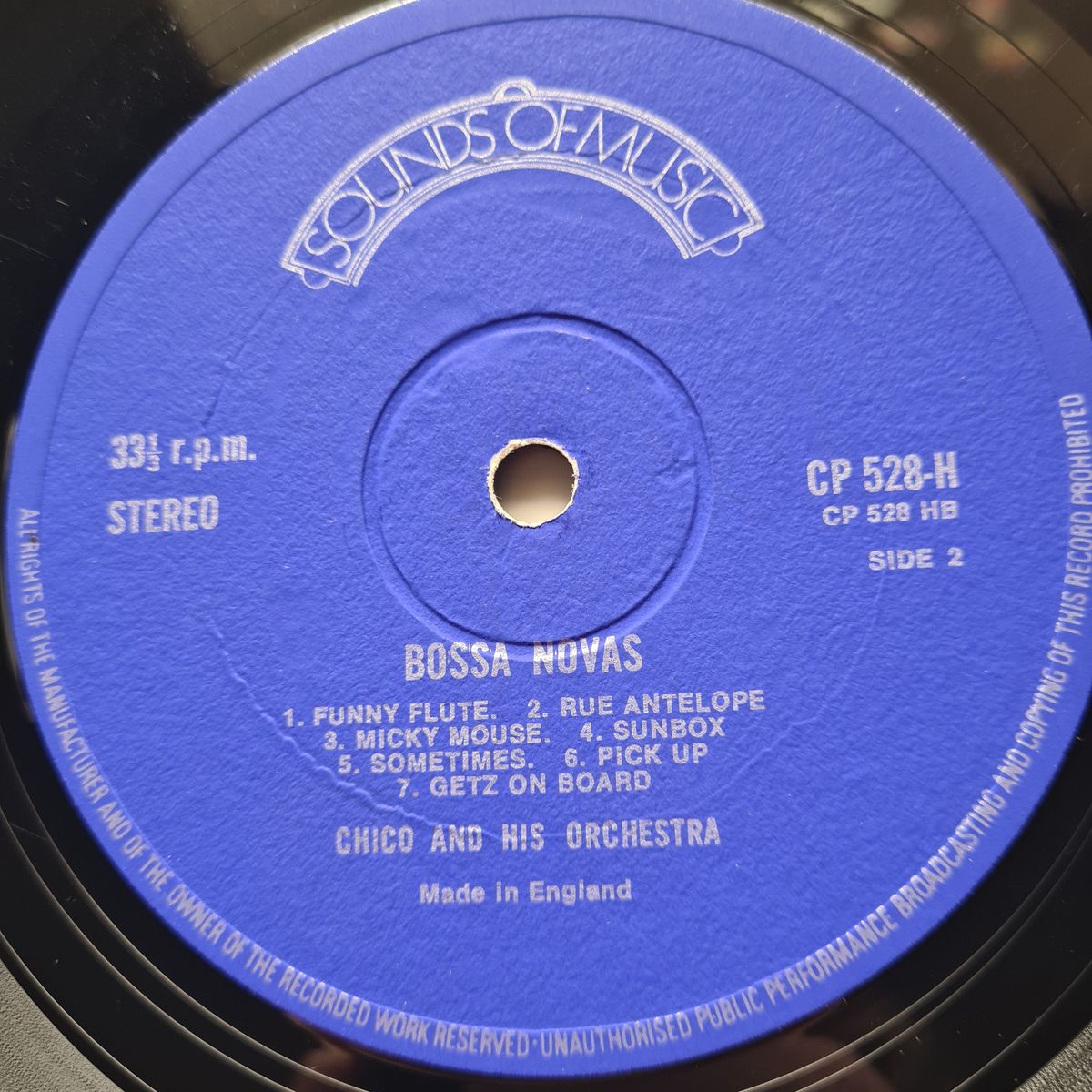 Chico And His Orchestra – Bossa Novas - 1968 - Vinyl Record LP