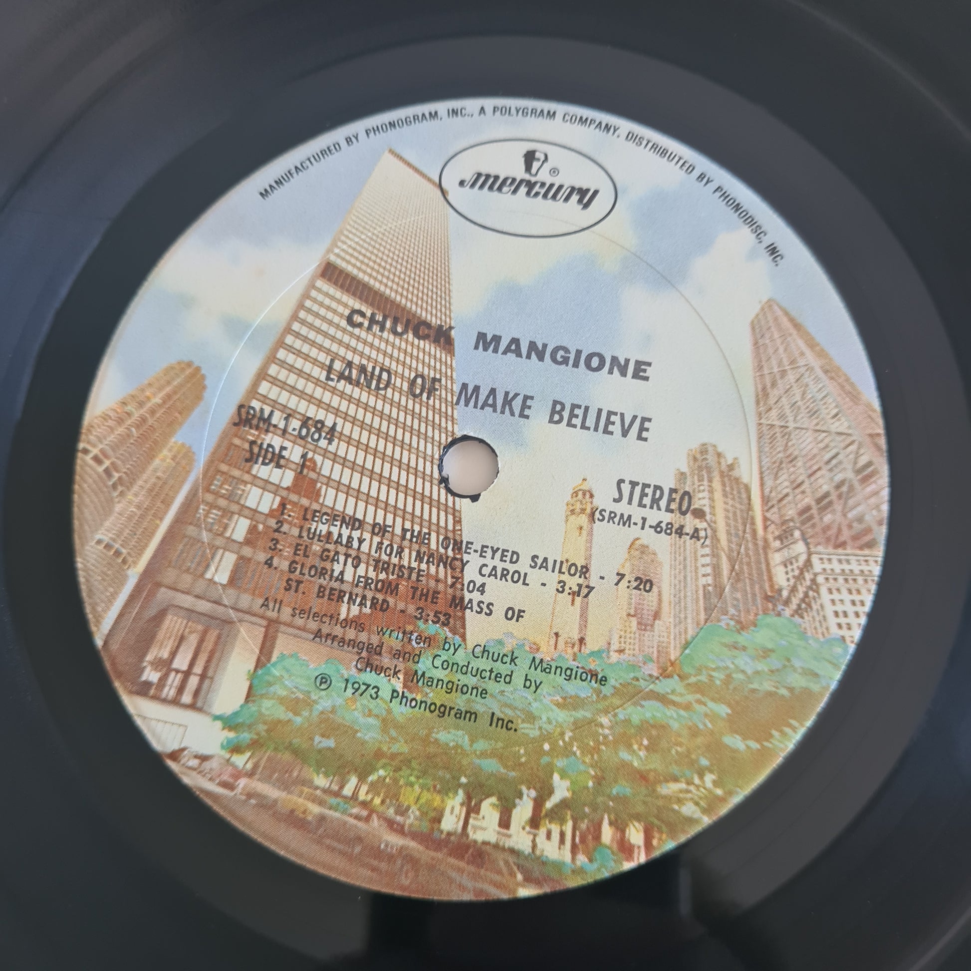 Chuck Mangione With The Hamilton Philharmonic Orchestra* – A Chuck Mangione Concert • Land Of Make Belie - 1973 (USA Pressing) - Vinyl Record LP - Sound Hound Records
