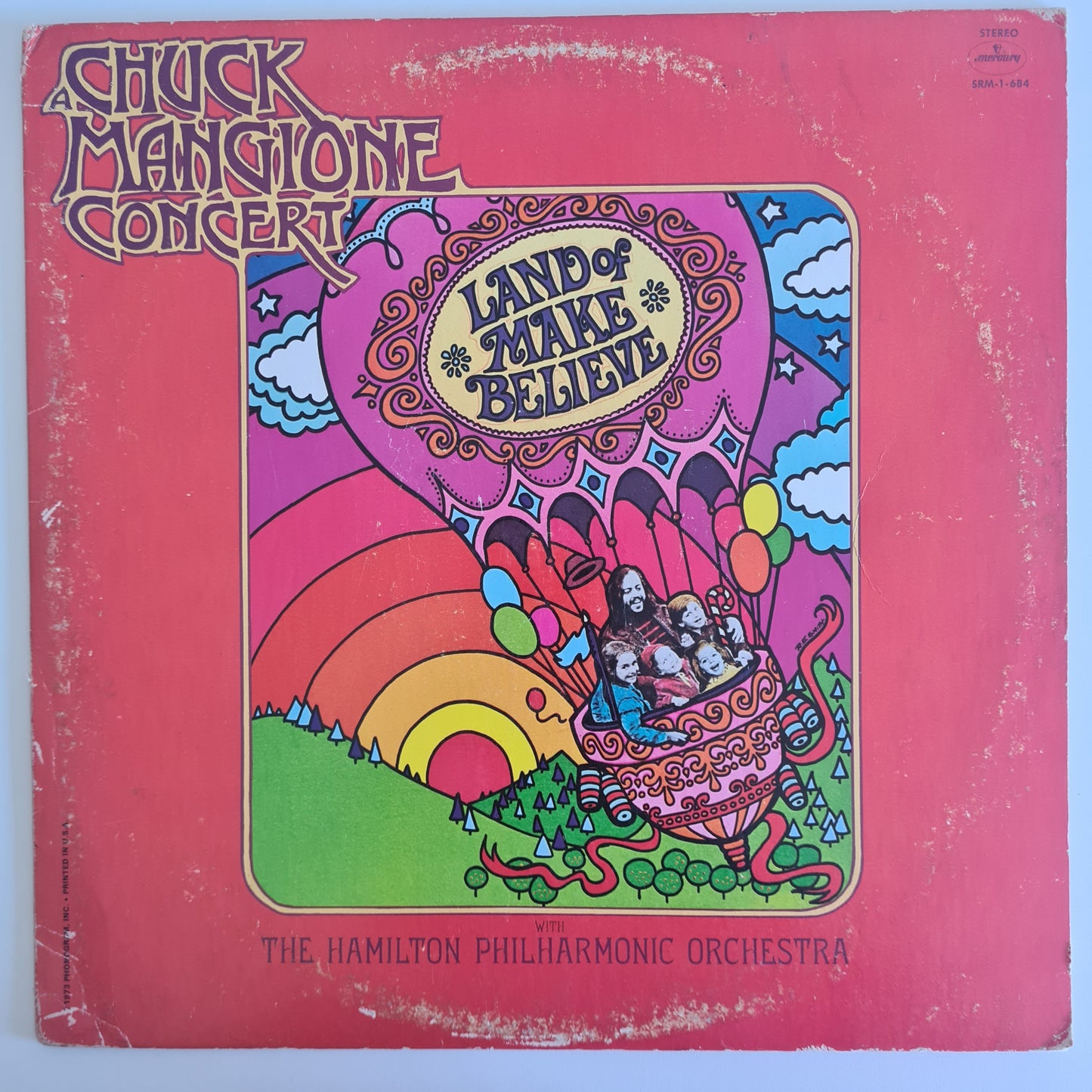 Chuck Mangione With The Hamilton Philharmonic Orchestra* – A Chuck Mangione Concert • Land Of Make Belie - 1973 (USA Pressing) - Vinyl Record LP - Sound Hound Records