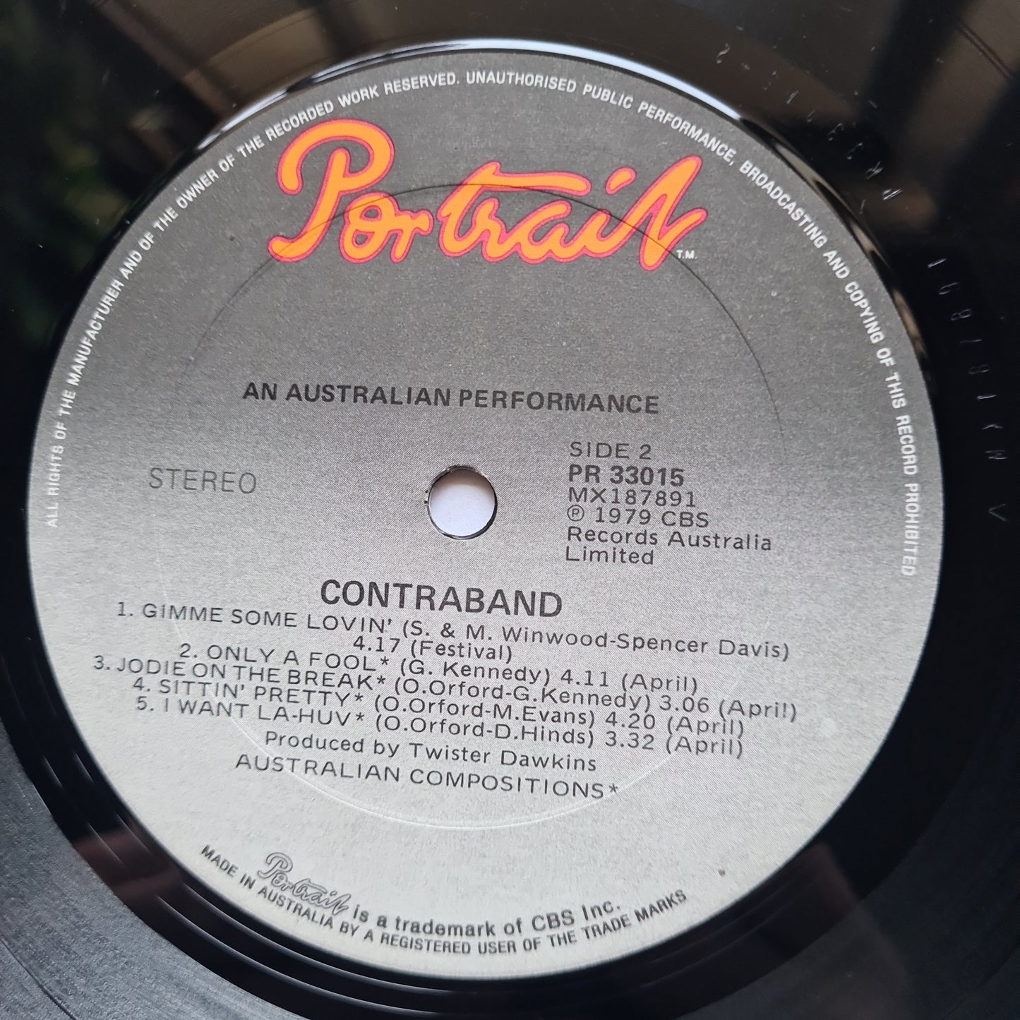 Contraband (AC/DC Related- Mark Evans) – Contraband - 1979 - Vinyl Record LP - Sound Hound Records