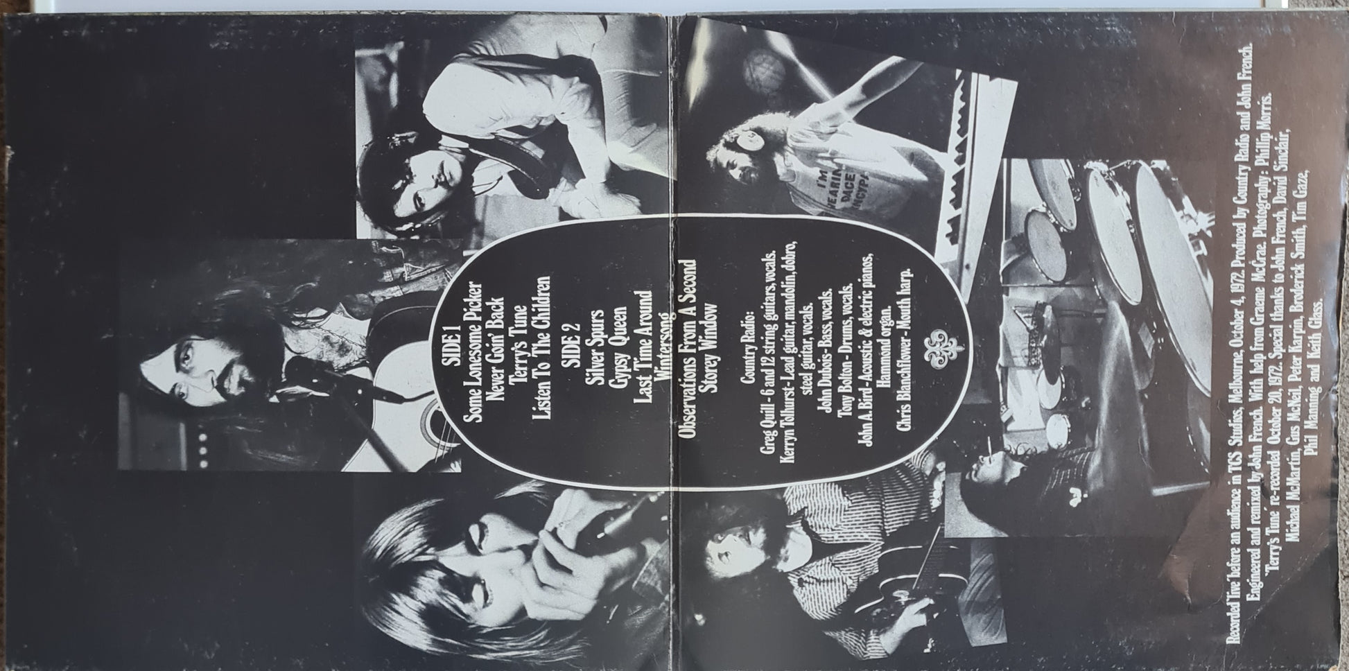 Country Radio – Country Radio Live - 1972 (textured sleeve pressing) - Vinyl Record LP - Sound Hound Records