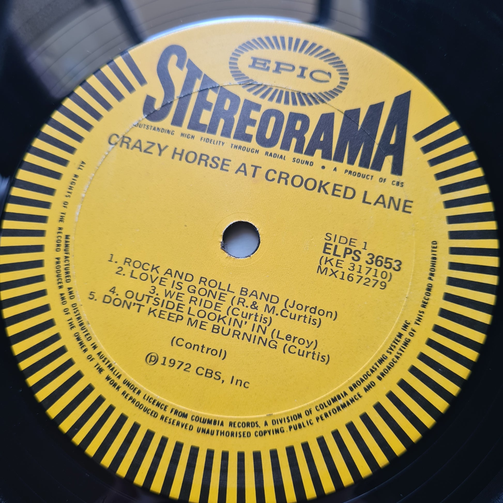 Crazy Horse – At Crooked Lake - 1972 - Vinyl Record LP - Sound Hound Records