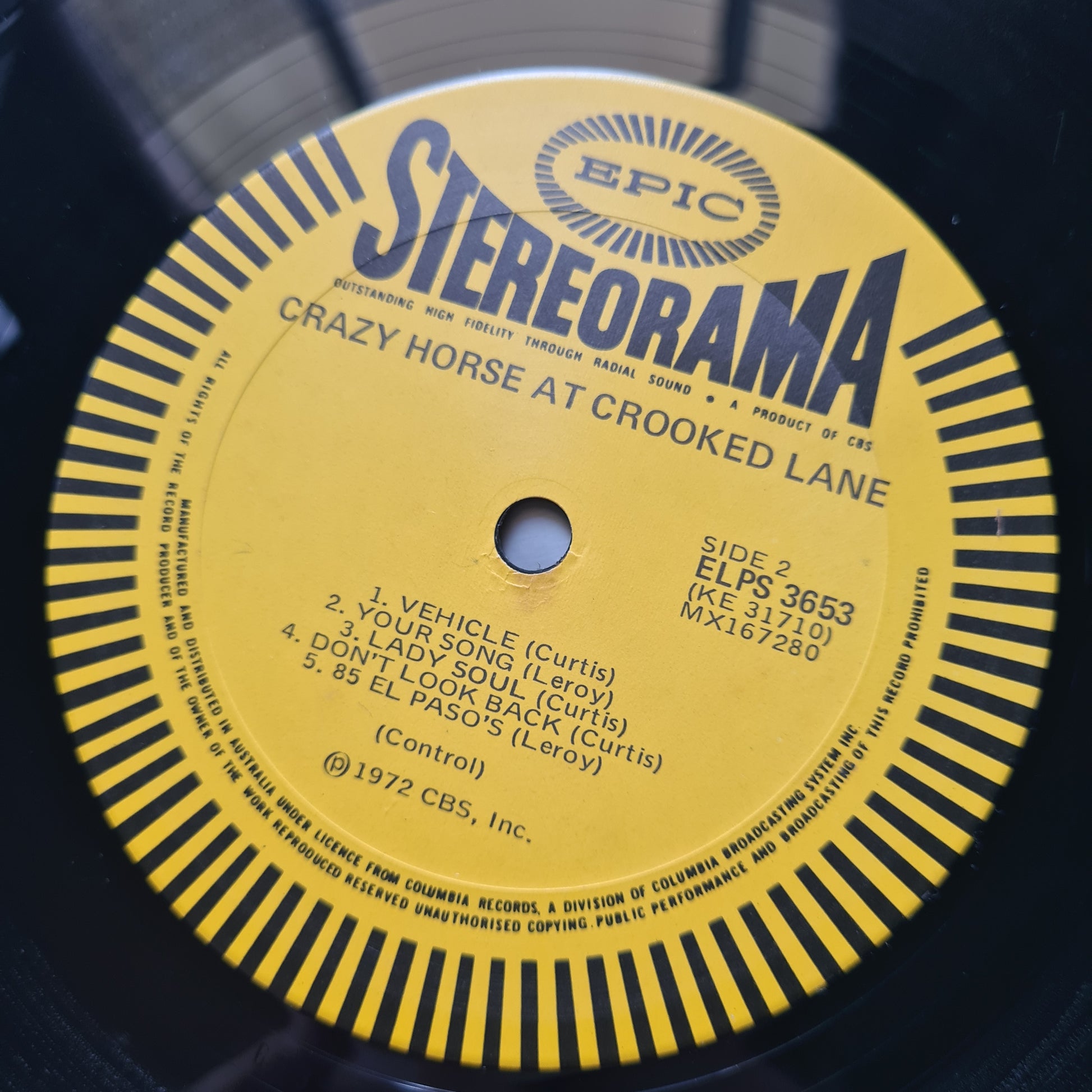 Crazy Horse – At Crooked Lake - 1972 - Vinyl Record LP - Sound Hound Records