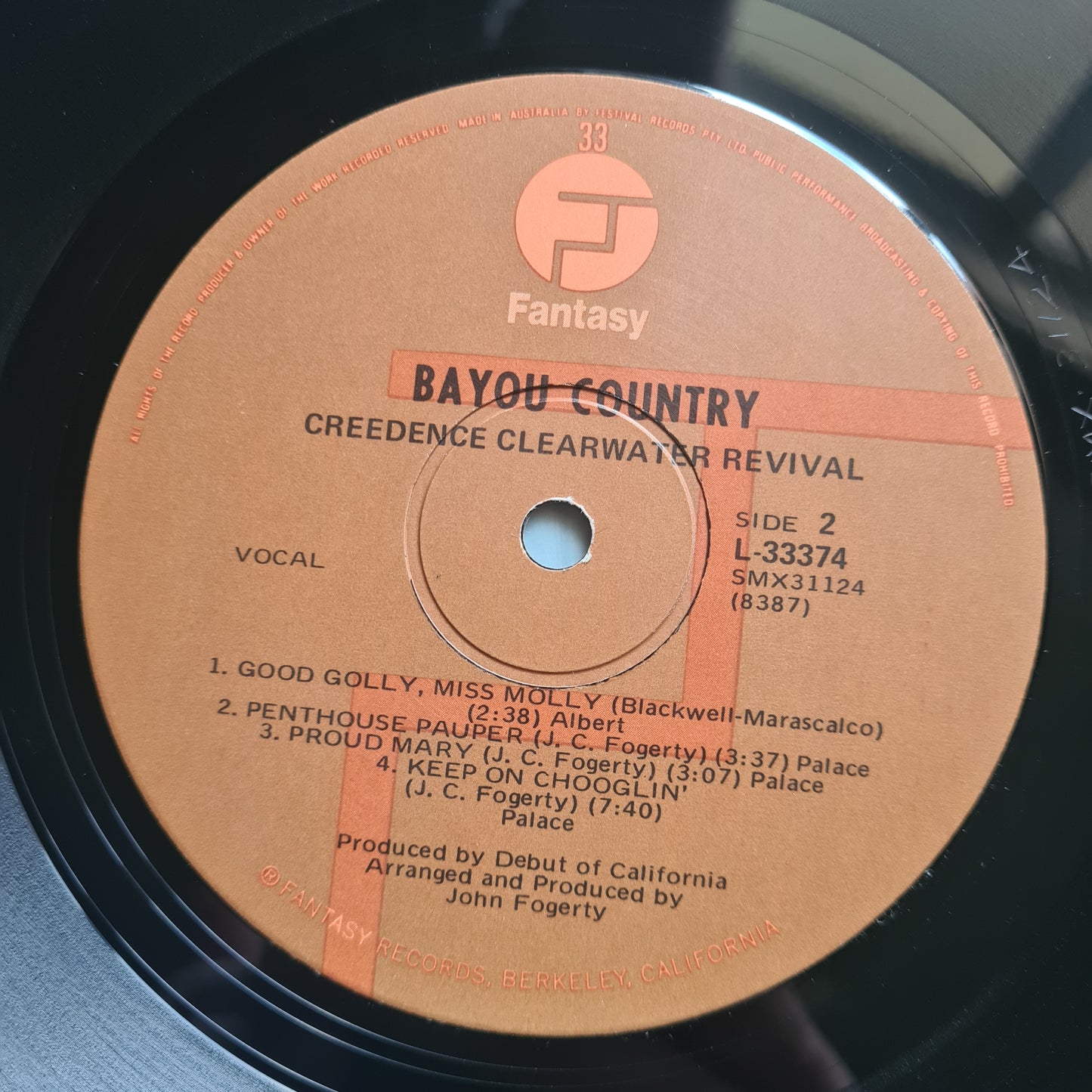 Creedence Clearwater Revival – Bayou Country - 1969 (70's Australian reissue) - Vinyl Record LP (near mint) - Sound Hound Records