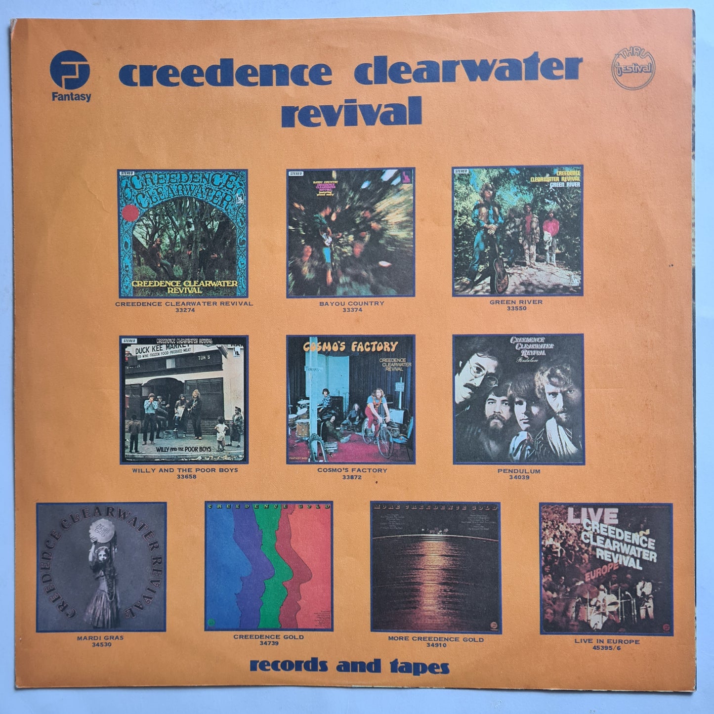 Creedence Clearwater Revival – Bayou Country - 1969 (70's Australian reissue) - Vinyl Record LP (near mint) - Sound Hound Records