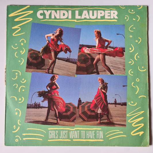 Cyndi Lauper – Girls Just Want To Have Fun (Extended Mix) - 1984 - 12inch Single Vinyl Record - Sound Hound Records