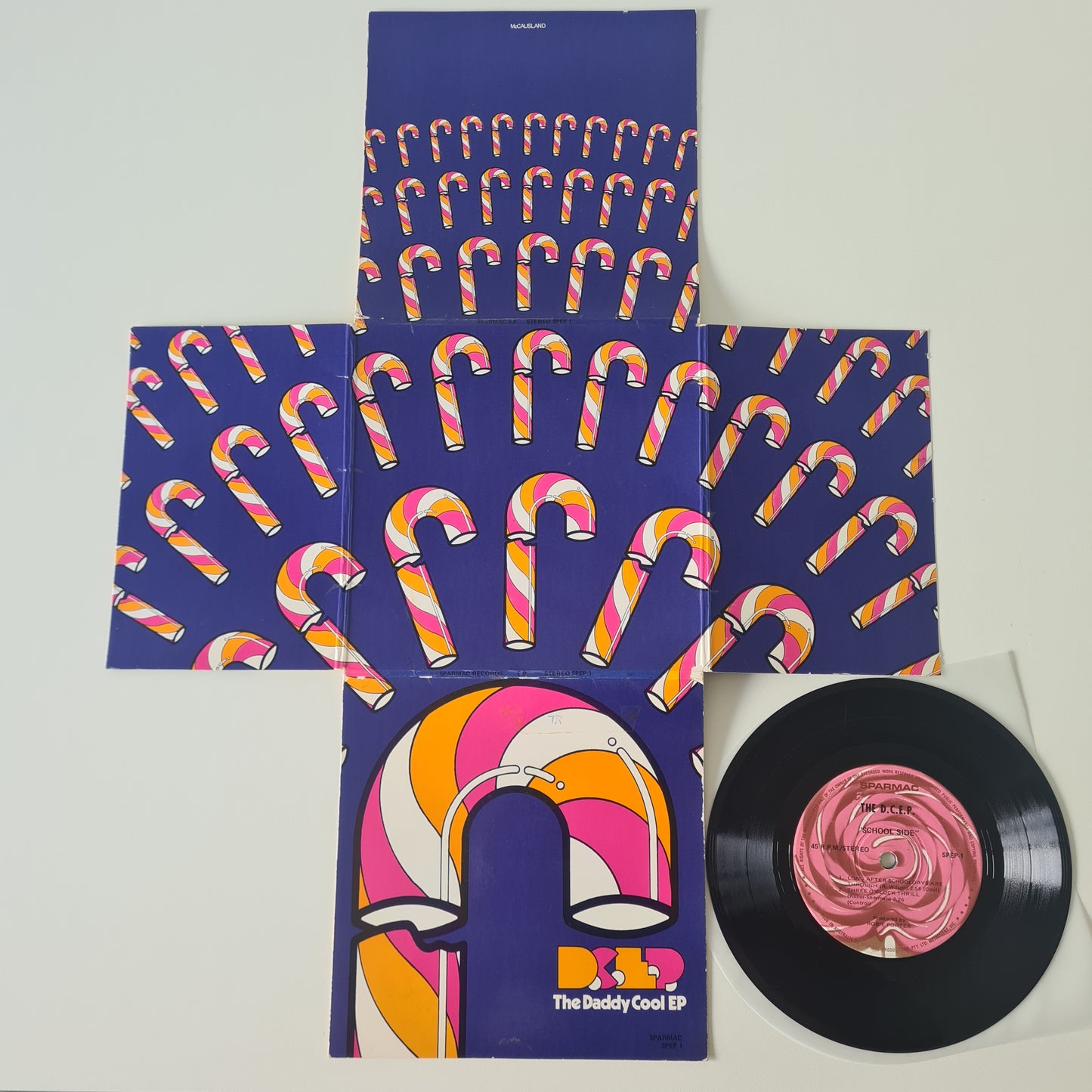 Daddy Cool – D.C.E.P: The Daddy Cool E.P. - 1971 - Vinyl Record (RARE Fold-out Cover) - Sound Hound Records
