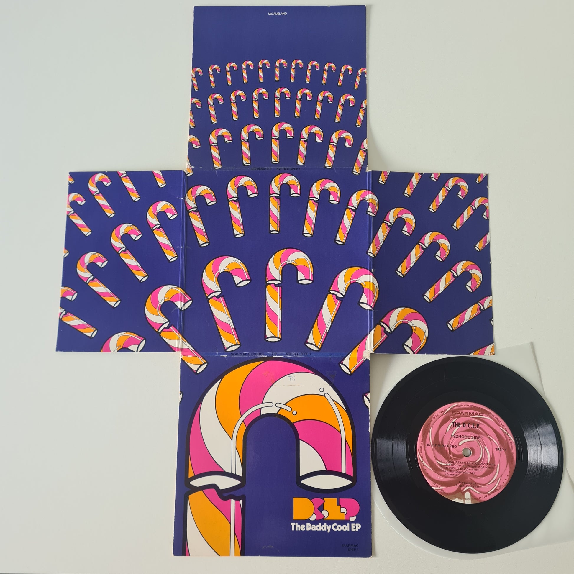 Daddy Cool – D.C.E.P: The Daddy Cool E.P. - 1971 - Vinyl Record (RARE Fold-out Cover) - Sound Hound Records