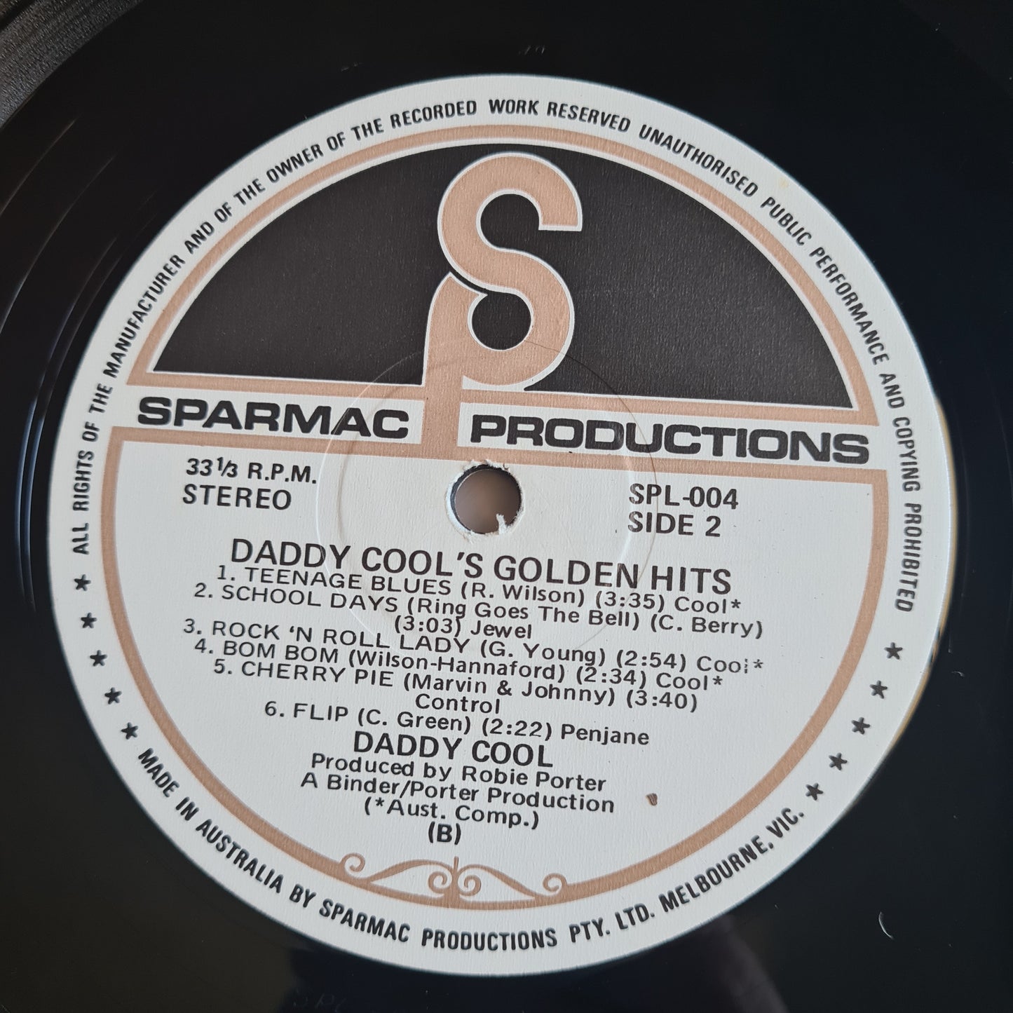 Daddy Cool – Daddy Cool's Golden Hits - 1973 (Gatefold) - Vinyl Record LP - Sound Hound Records