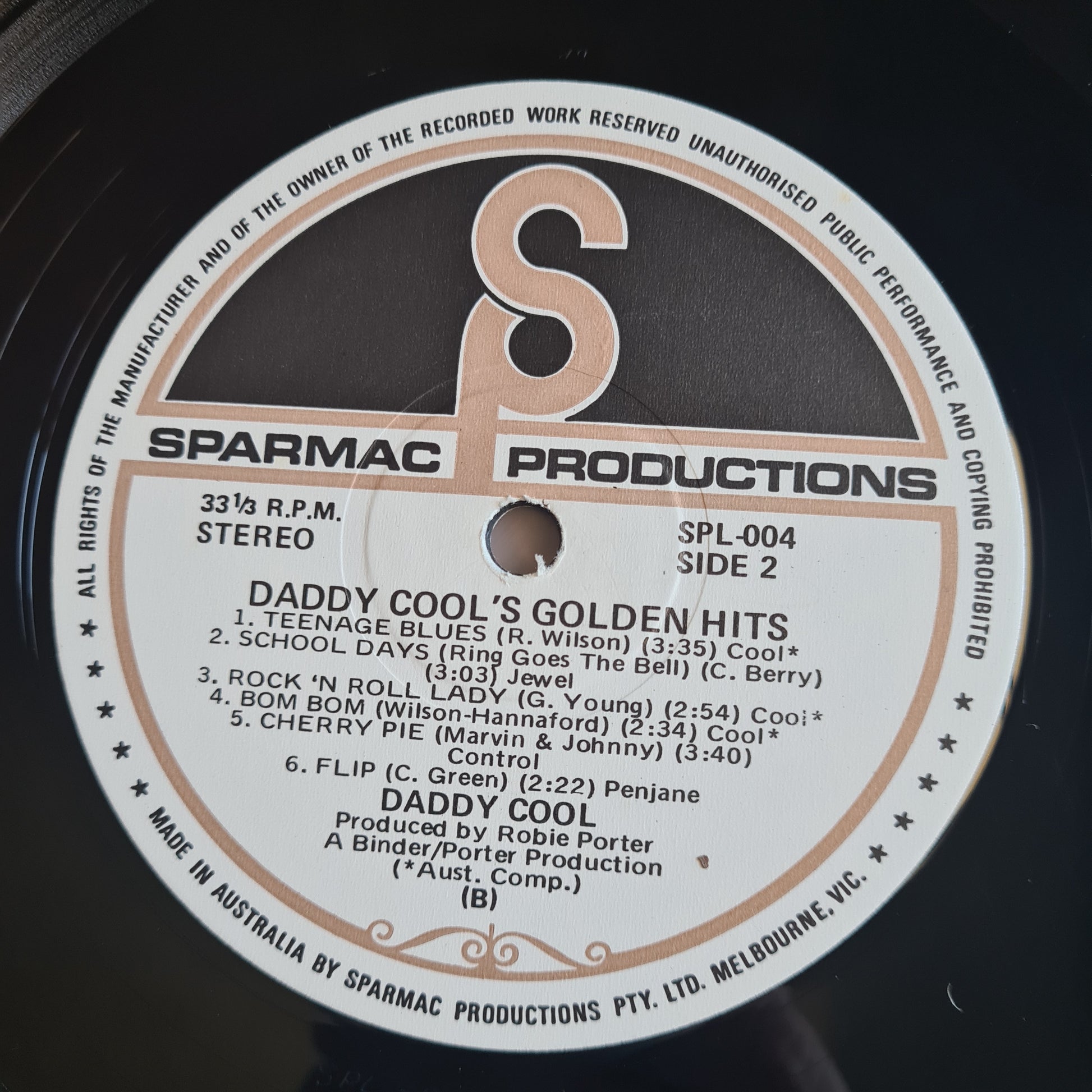 Daddy Cool – Daddy Cool's Golden Hits - 1973 (Gatefold) - Vinyl Record LP - Sound Hound Records
