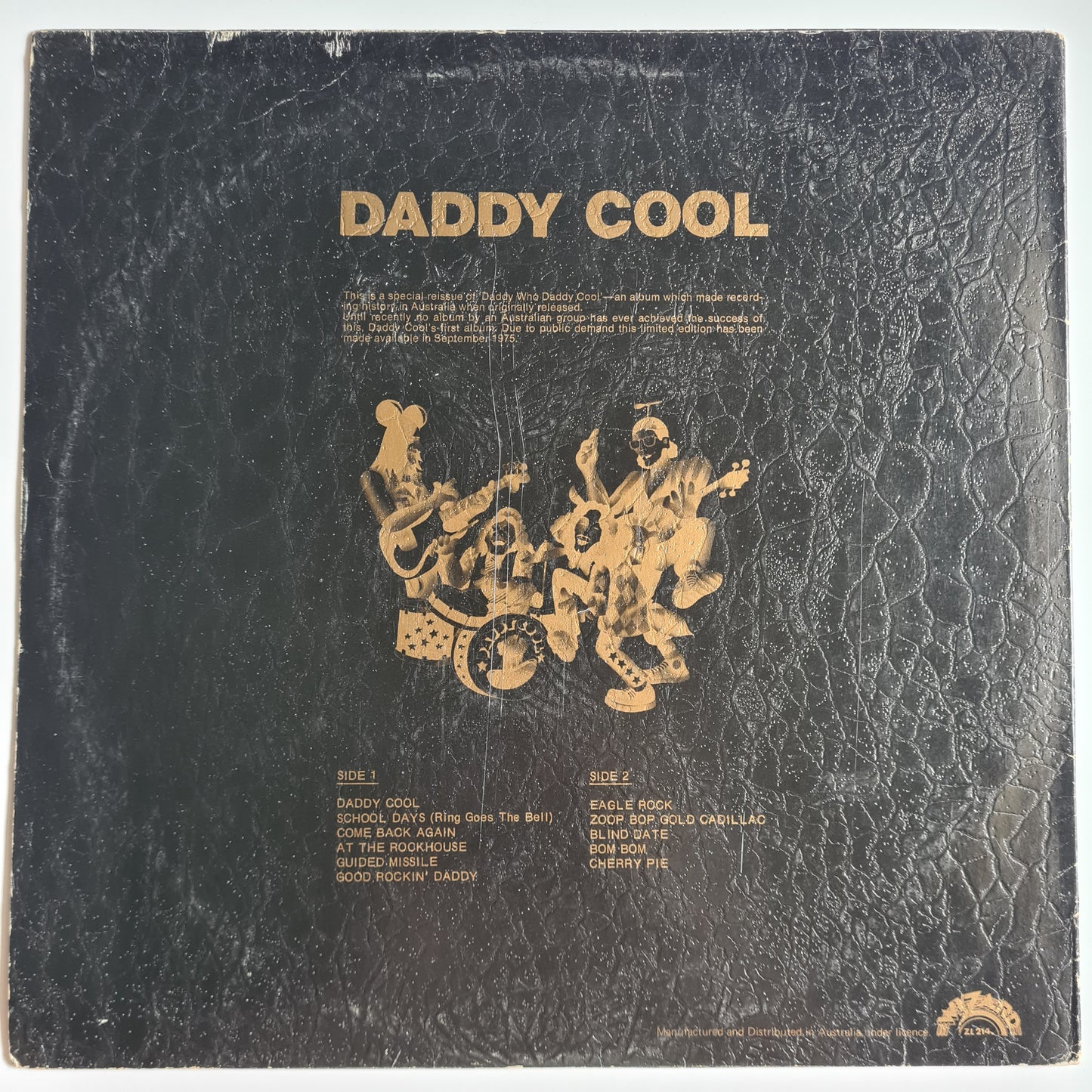 Daddy Cool – Daddy Who? Daddy Gold - 1975 - Vinyl Record LP *SIGNED by ROSS WILSON* - Sound Hound Records