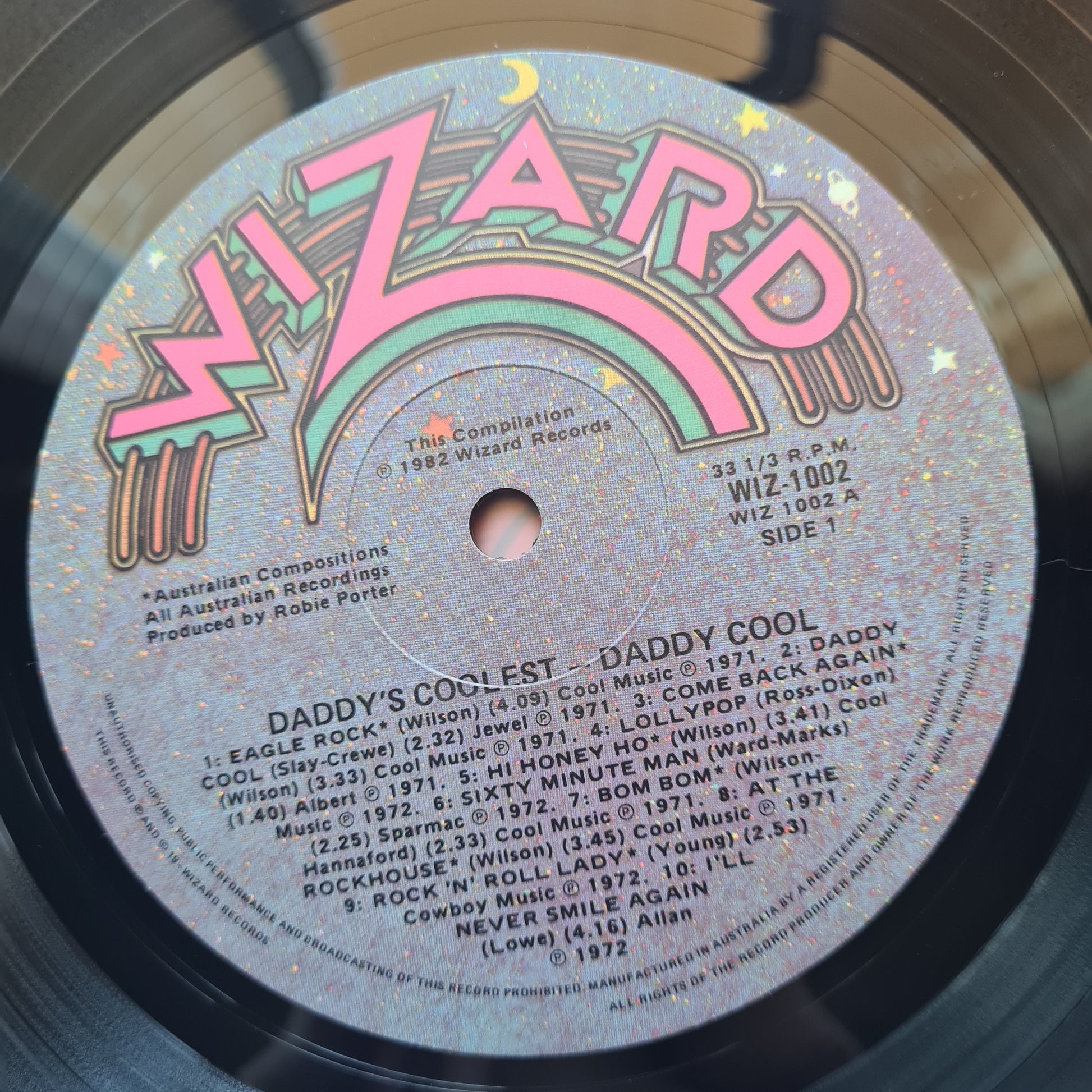 Daddy Cool – Daddy's Coolest: 20 Greatest Hits Of Daddy Cool - 1982 - Vinyl Record LP - Sound Hound Records