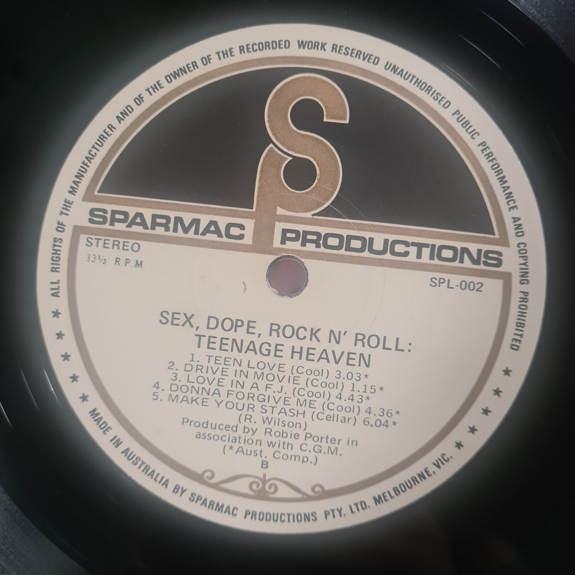 Daddy Cool – Sex, Dope, Rock'n'Roll: Teenage Heaven - 1972 - Gatefold Vinyl Record LP - Sound Hound Records