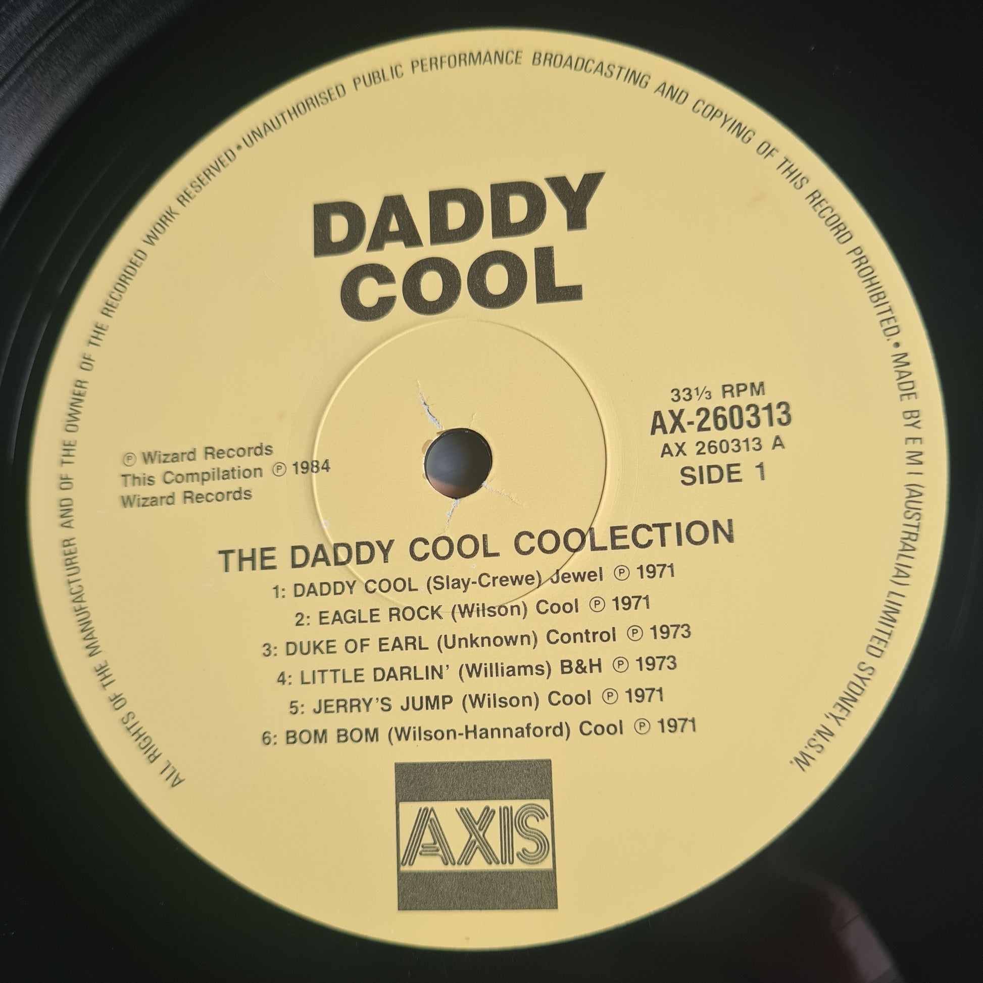 Daddy Cool – The Daddy Cool Coolection - 1984 - Vinyl Record LP - Sound Hound Records