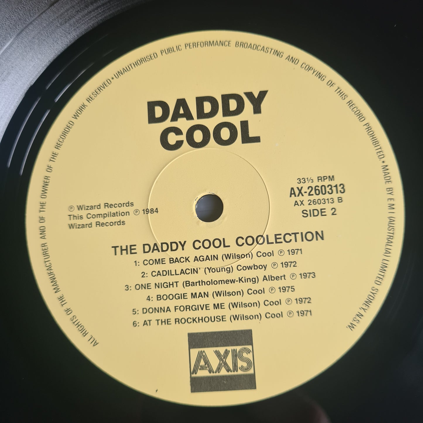 Daddy Cool – The Daddy Cool Coolection - 1984 - Vinyl Record LP - Sound Hound Records