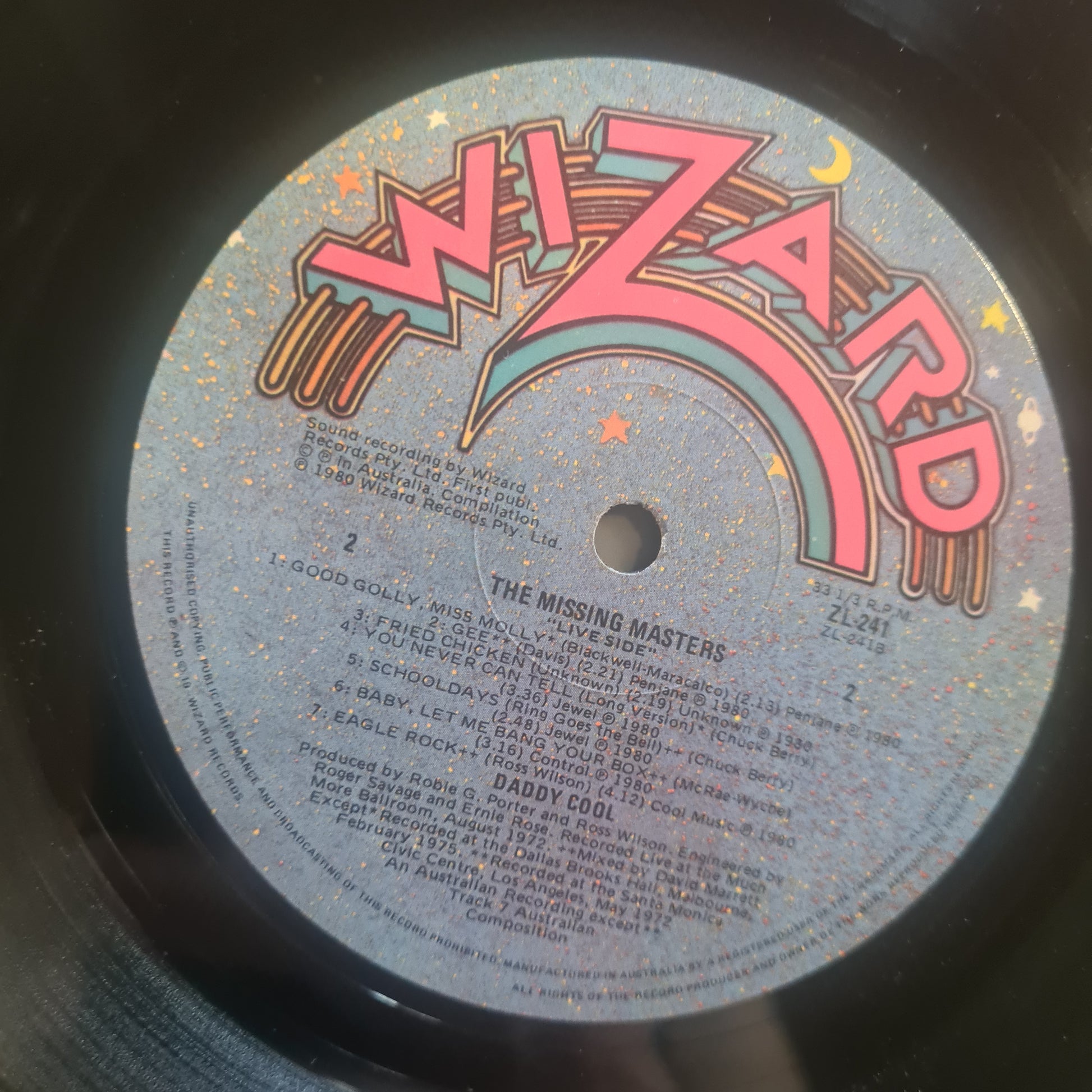 Daddy Cool – The Missing Masters - 1981 - Vinyl Record LP - Sound Hound Records