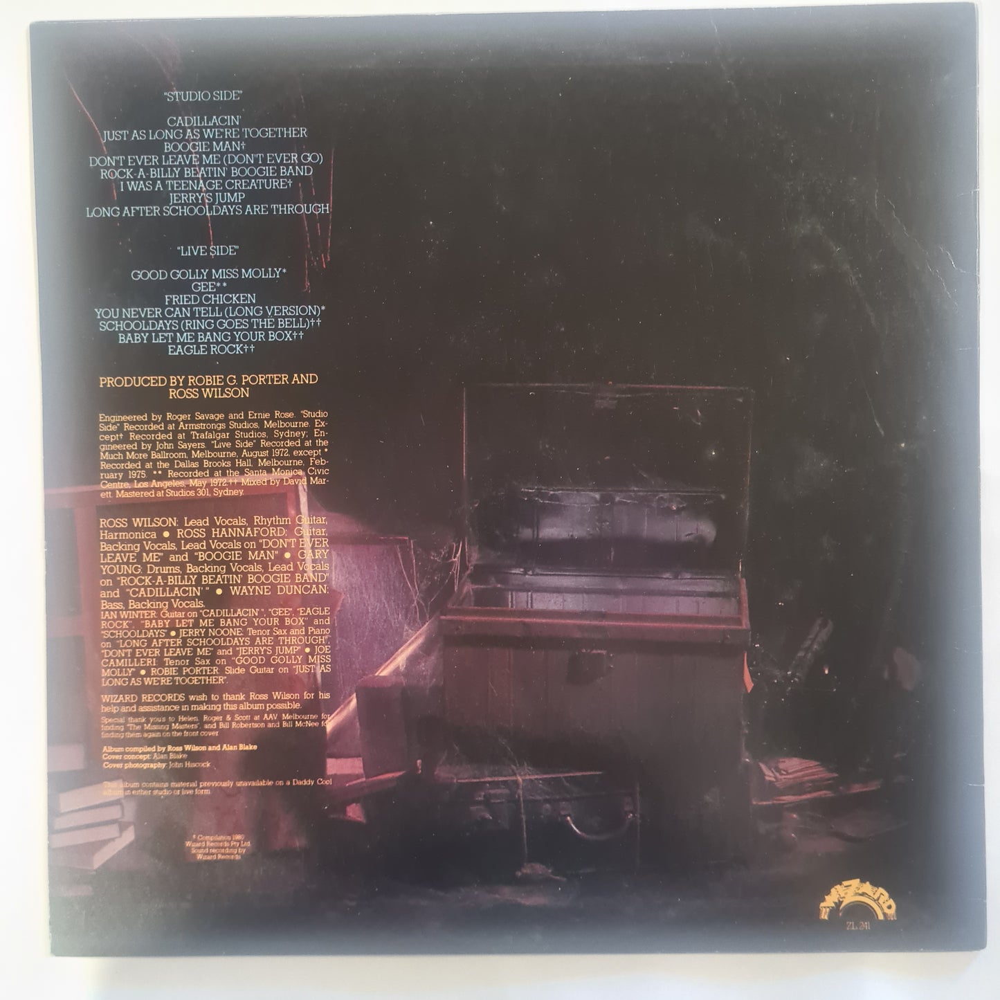 Daddy Cool – The Missing Masters - 1981 - Vinyl Record LP - Sound Hound Records