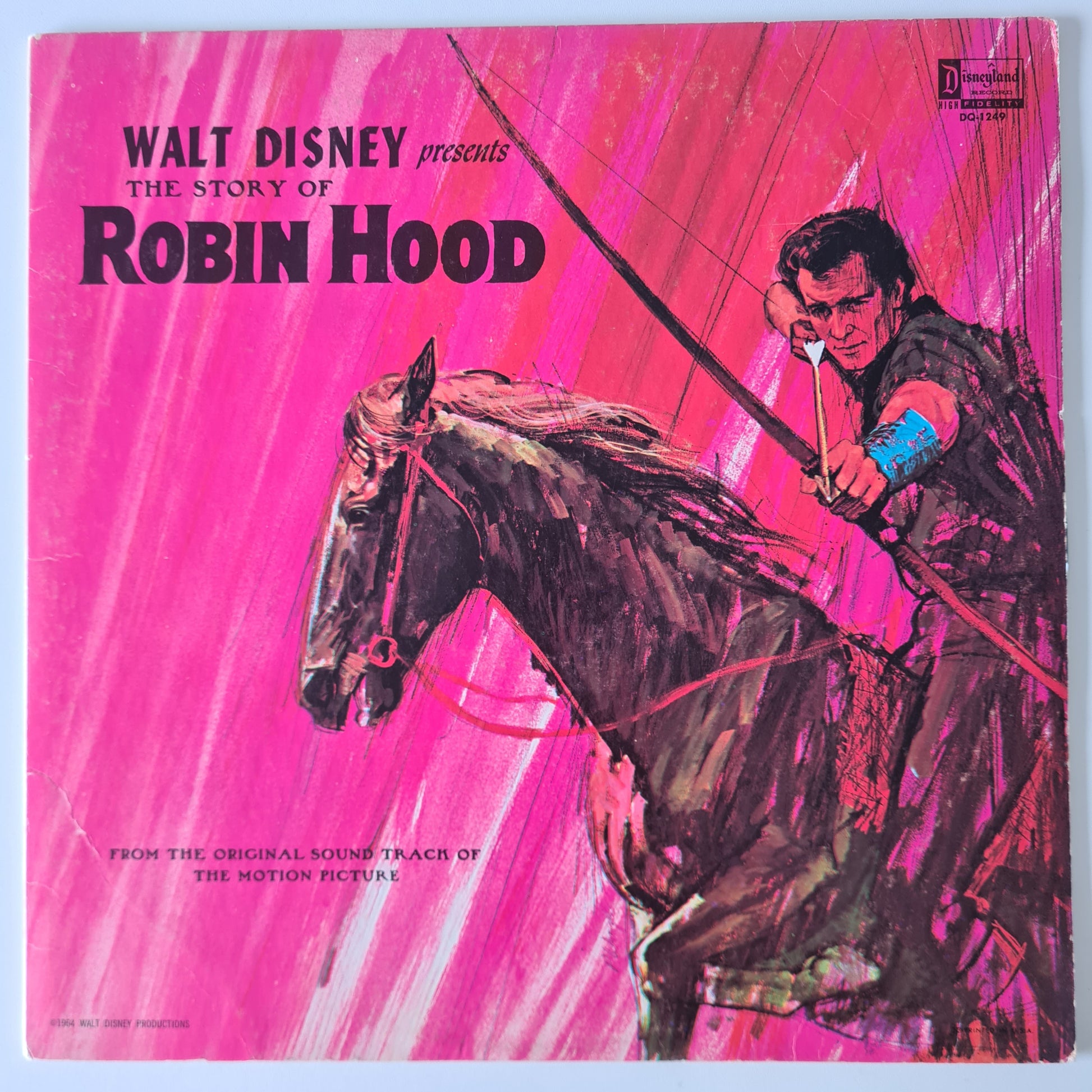 Dal McKennon – Walt Disney Presents: The Story Of Robin Hood - 1965 - Vinyl Record LP - Sound Hound Records