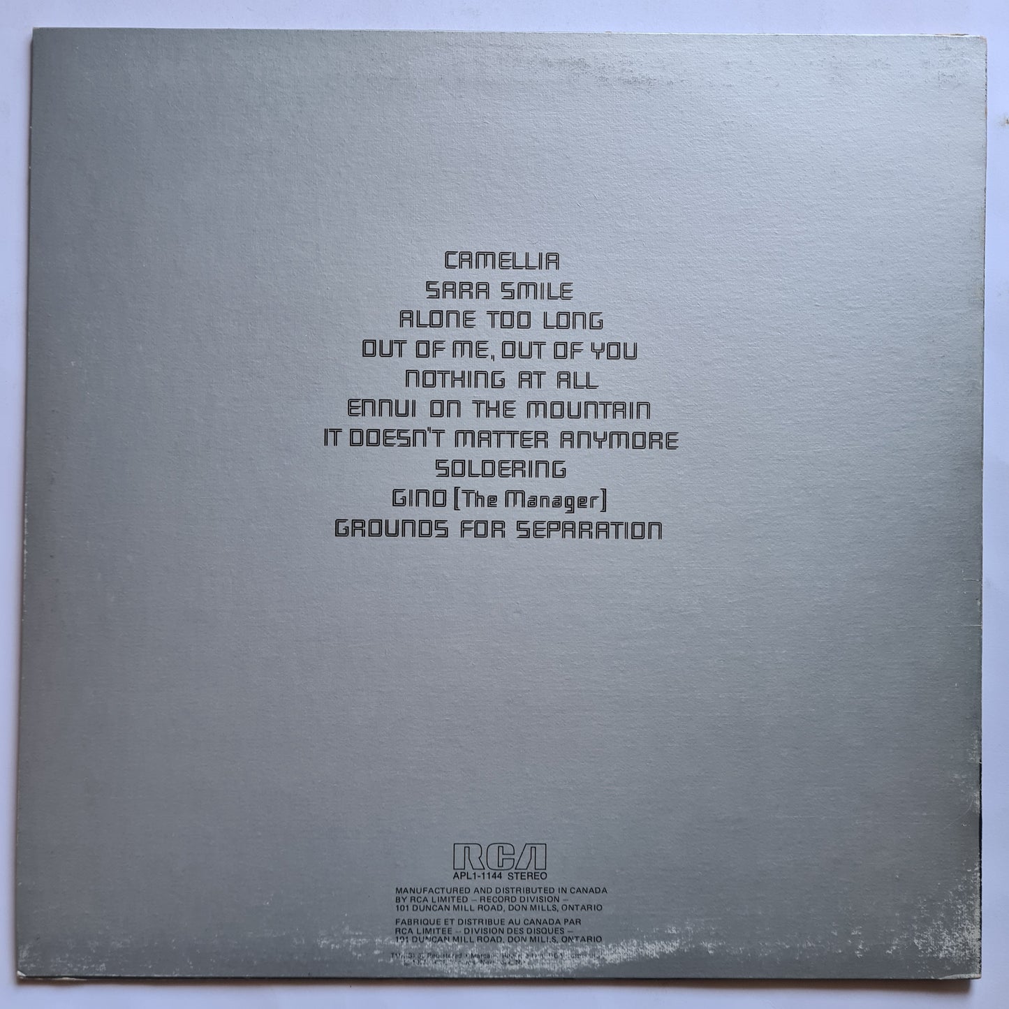 Daryl Hall & John Oates – Daryl Hall & John Oates  - 1975 (Canadian Pressing) - Vinyl Record LP - Sound Hound Records