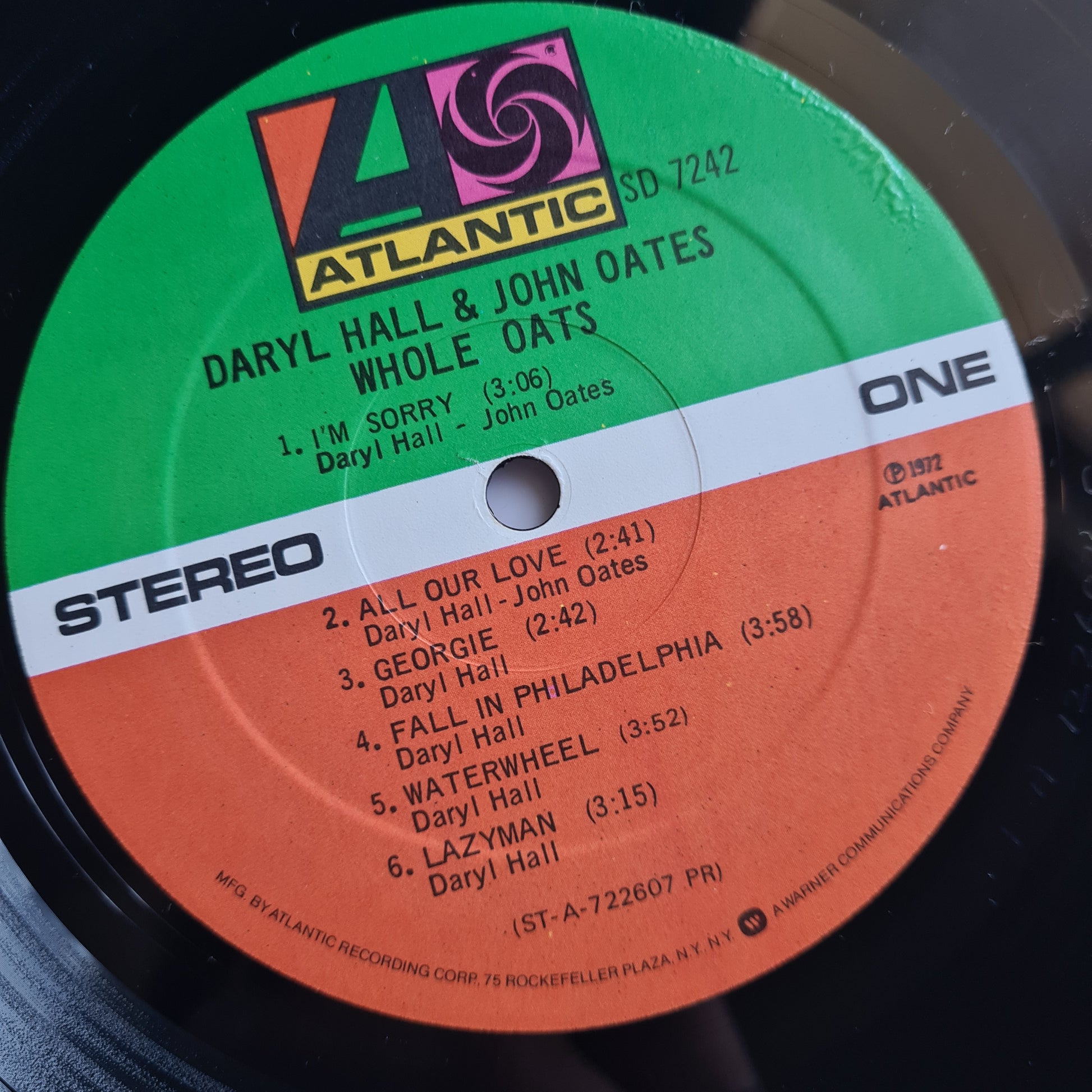 Daryl Hall & John Oates – Whole Oats - 1972 - Vinyl Record LP - Sound Hound Records
