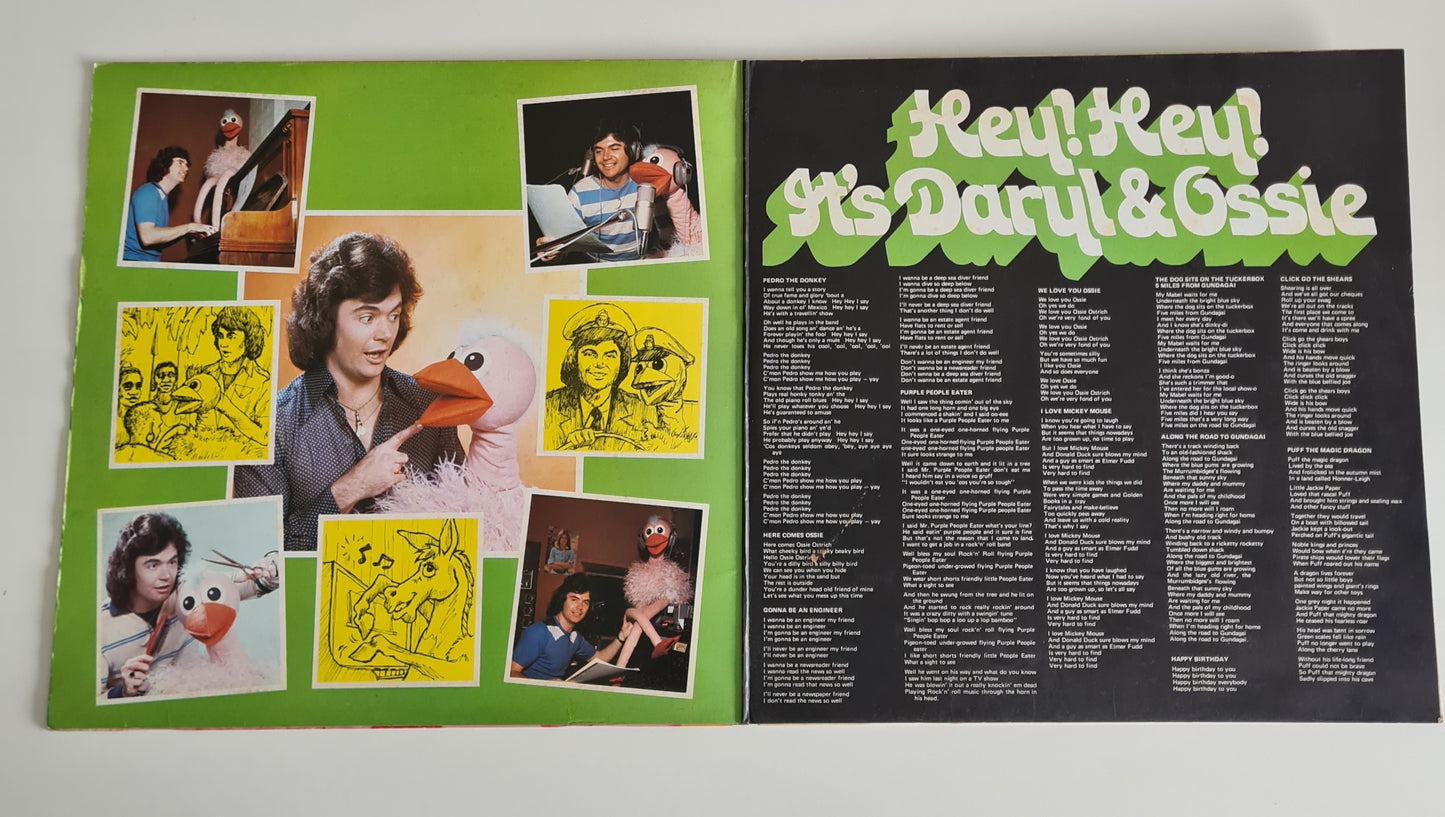 Daryl & Ossie – Hey! Hey! It's Daryl & Ossie (Saturday)- 1975 - Vinyl Record LP - Sound Hound Records
