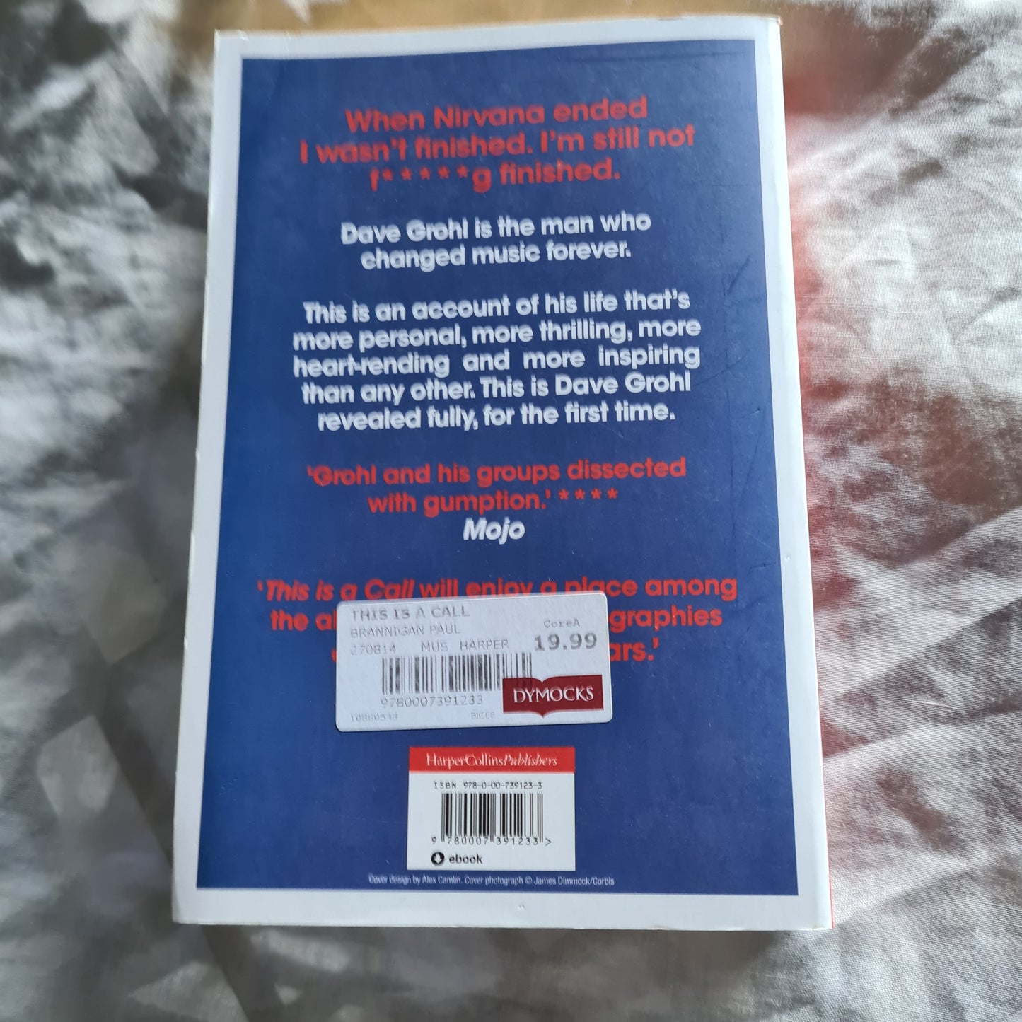 Dave Grohl (Foo Fighters) - This Is A Call - Paperback Book Autobiography - Sound Hound Records