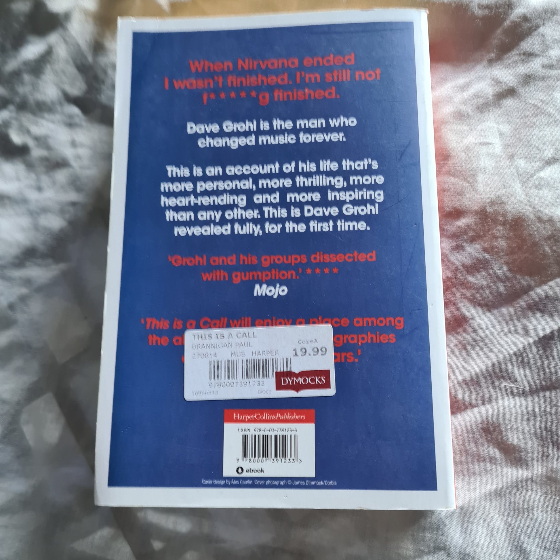 Dave Grohl (Foo Fighters) - This Is A Call - Paperback Book Autobiography - Sound Hound Records