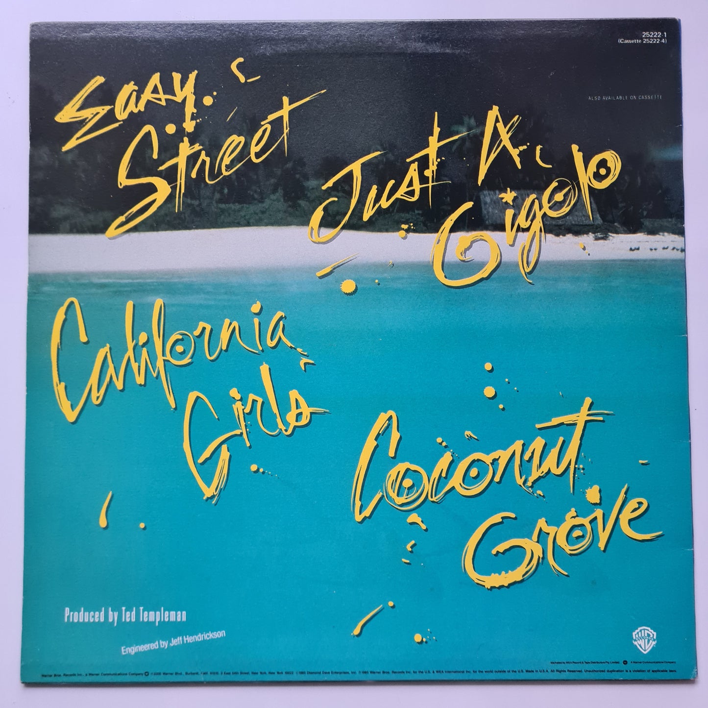 David Lee Roth (Van Halen) – Crazy From The Heat: 4 Cut EP - 1985 - Vinyl Record EP - Sound Hound Records