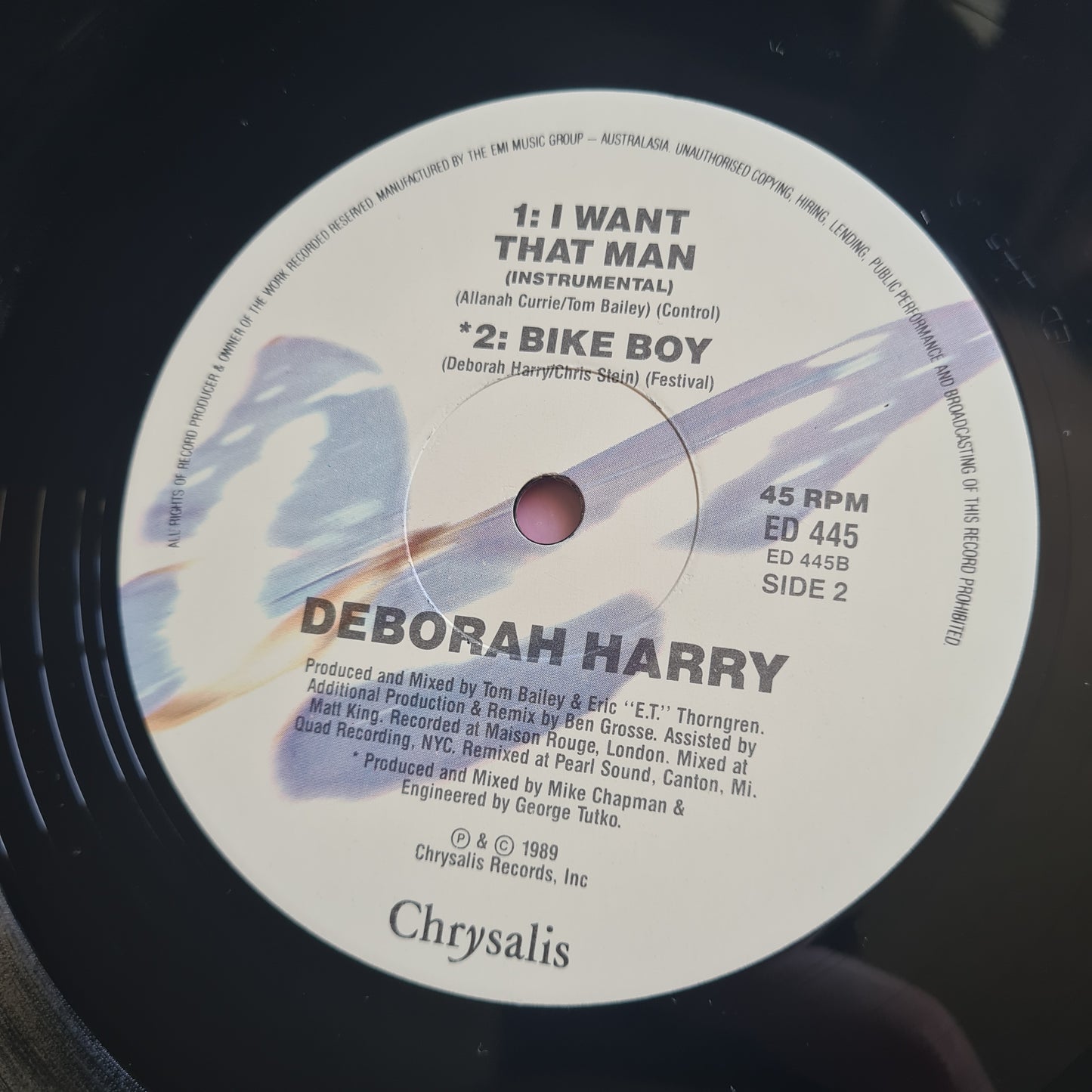 Deborah Harry (Blondie) – I Want That Man - 1989 - Vinyl Record 12" Single - Sound Hound Records