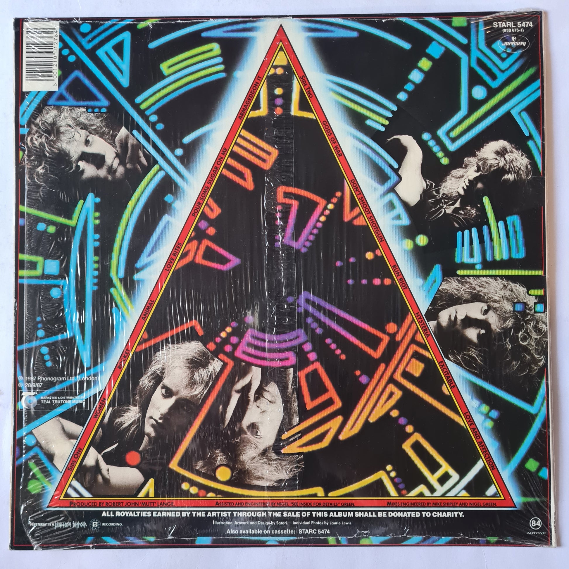 Def Leppard – Hysteria - 1987 (South African Pressing) - Vinyl Record LP (near mint) - Sound Hound Records