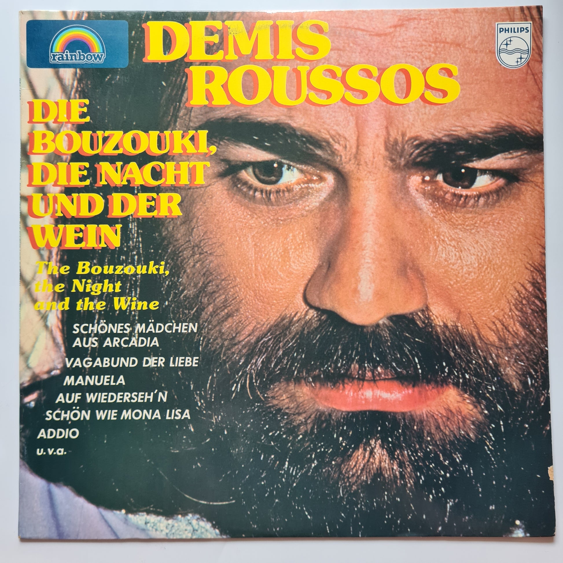 Demis Roussos  – Die Bouzouki, Die Nacht Und Der Wein - 1976 - Vinyl Record LP - Sound Hound Records