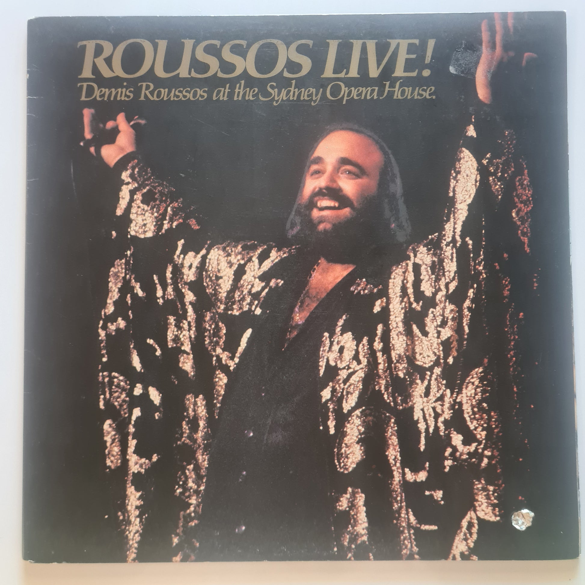 Demis Roussos –  Roussos Live! Demis Roussos At The Sydney Opera House - 1980 - Vinyl Record LP - Sound Hound Records